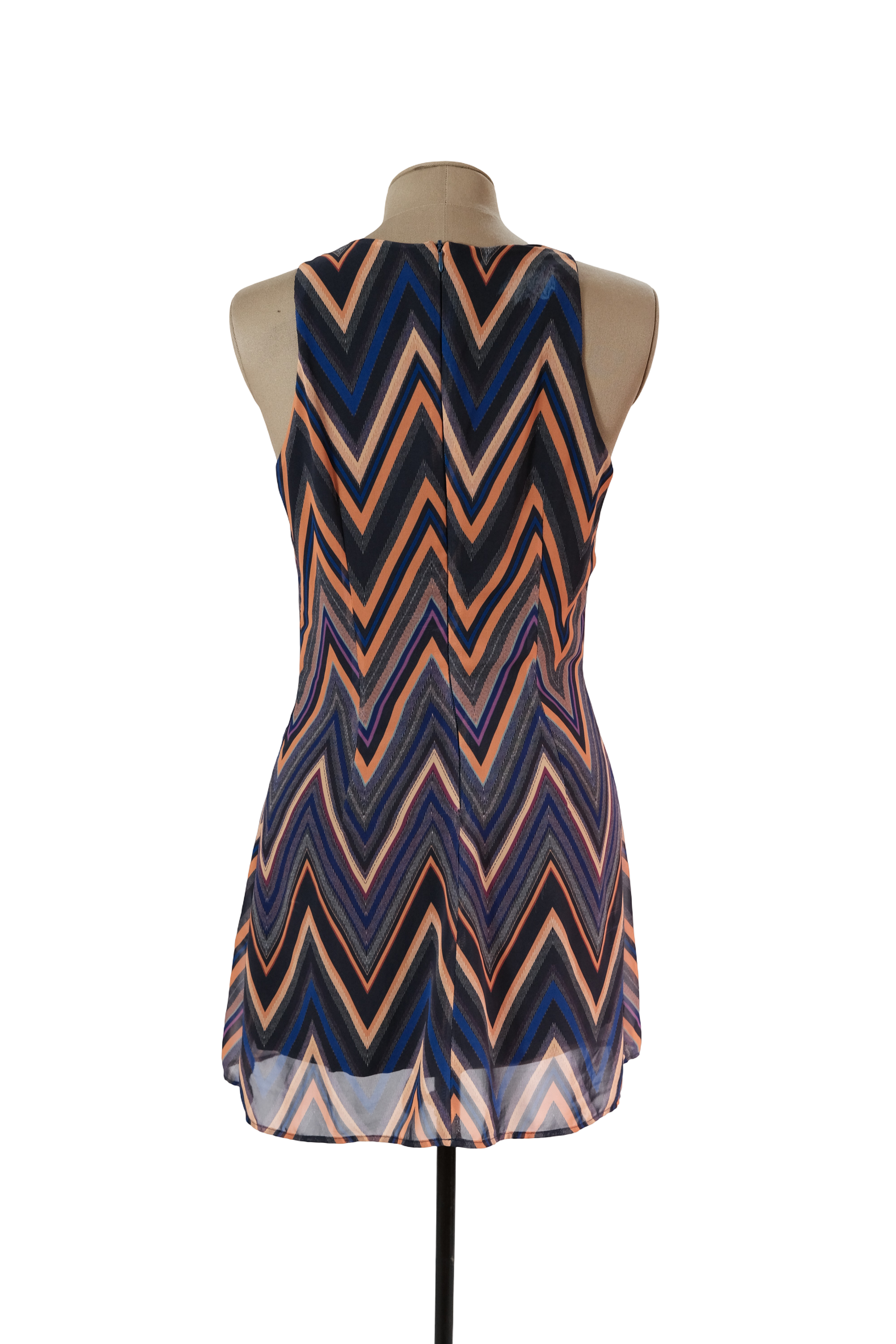 Vestido Corto Morado Estampado