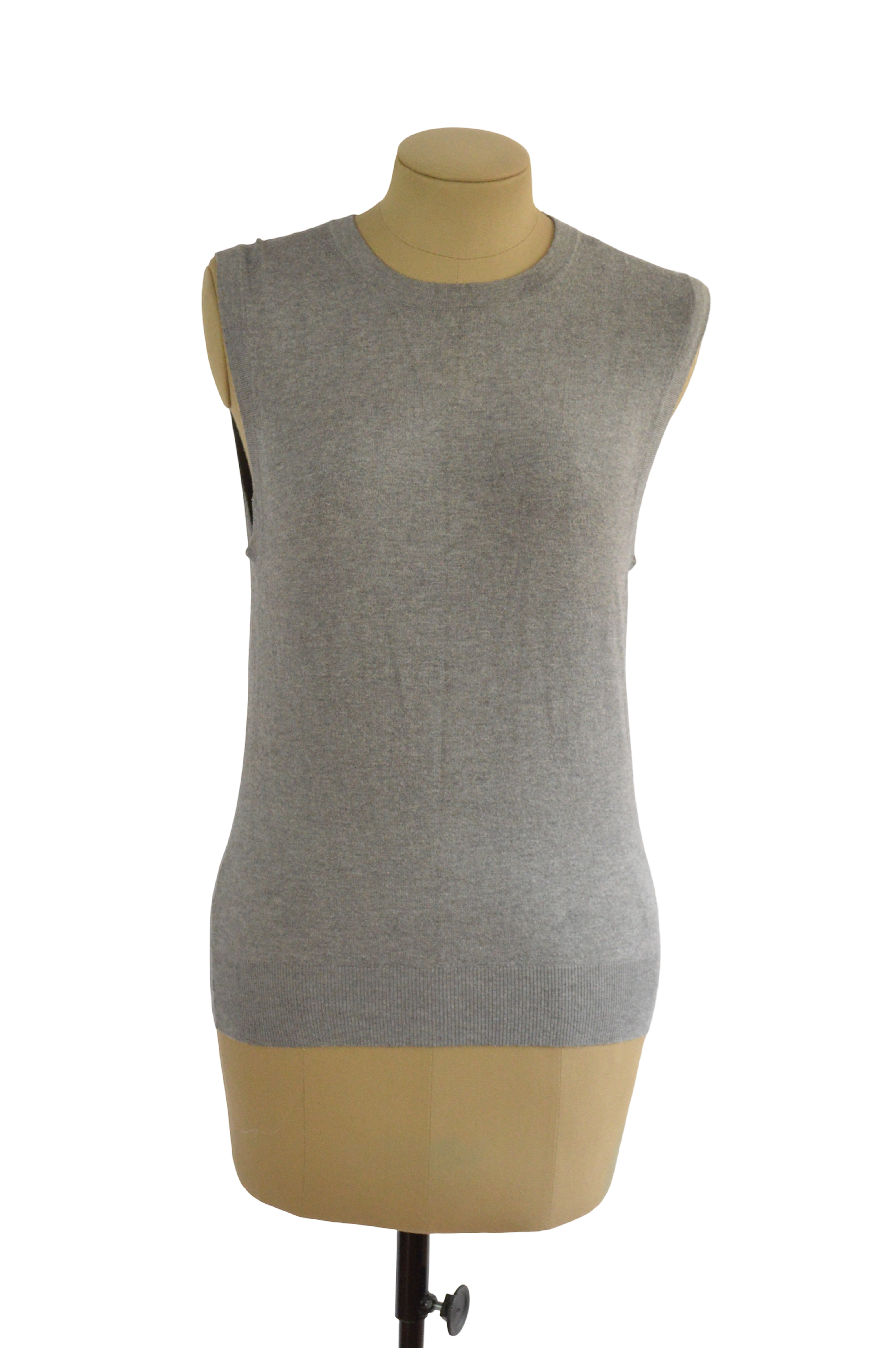 CHALECO TEJIDO GRIS ZARA TALLA L