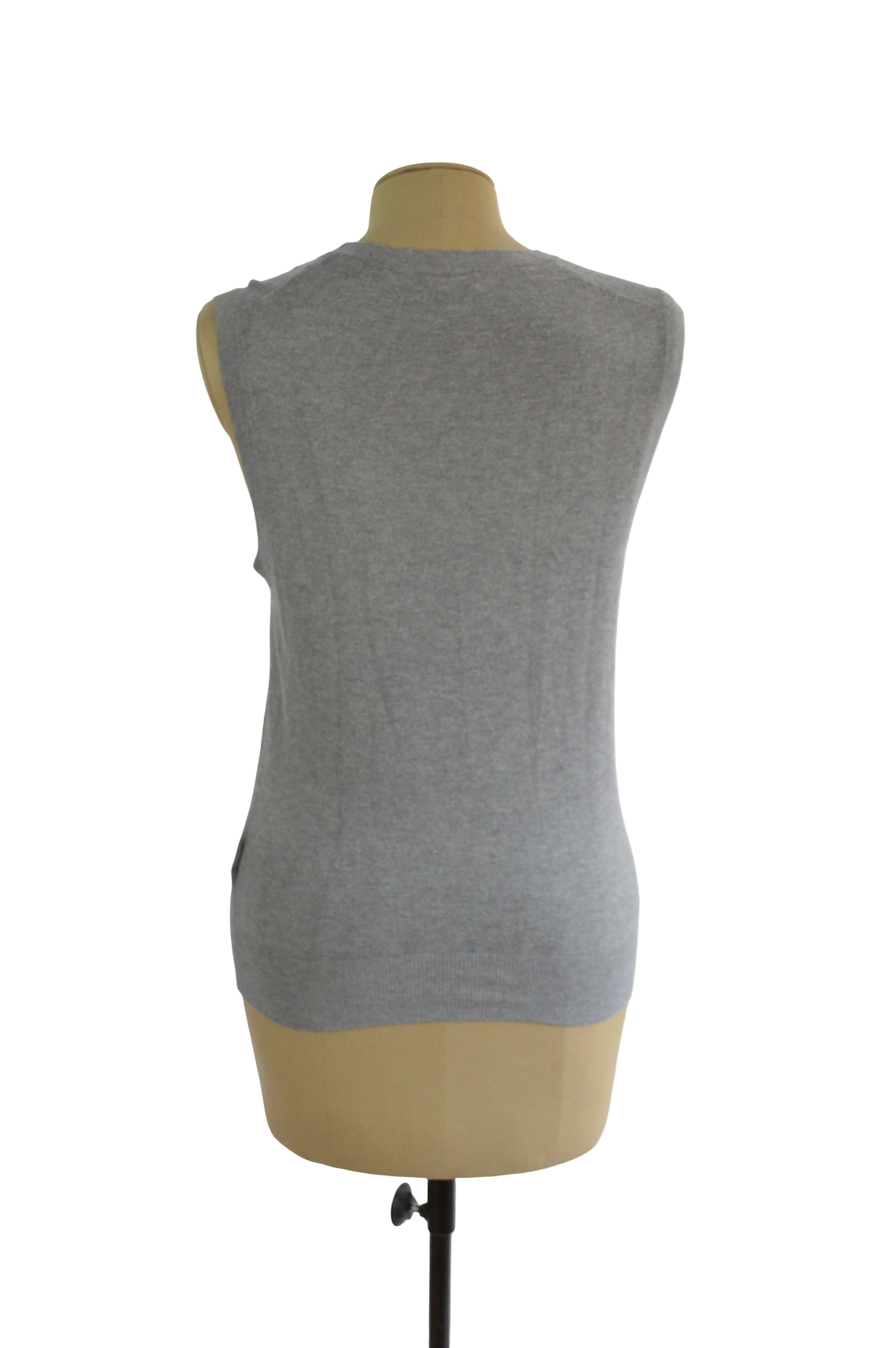 CHALECO TEJIDO GRIS ZARA TALLA L