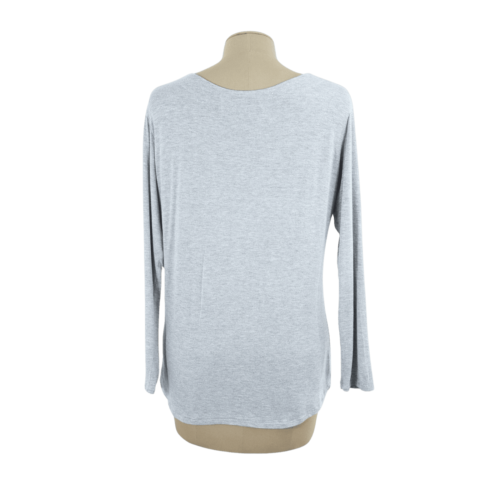 Blusa Escote Gris