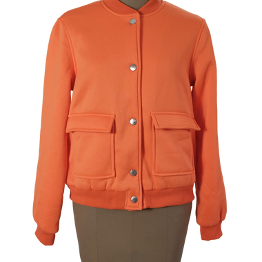 CHAQUETA ALGODON NARANJA TALLA M