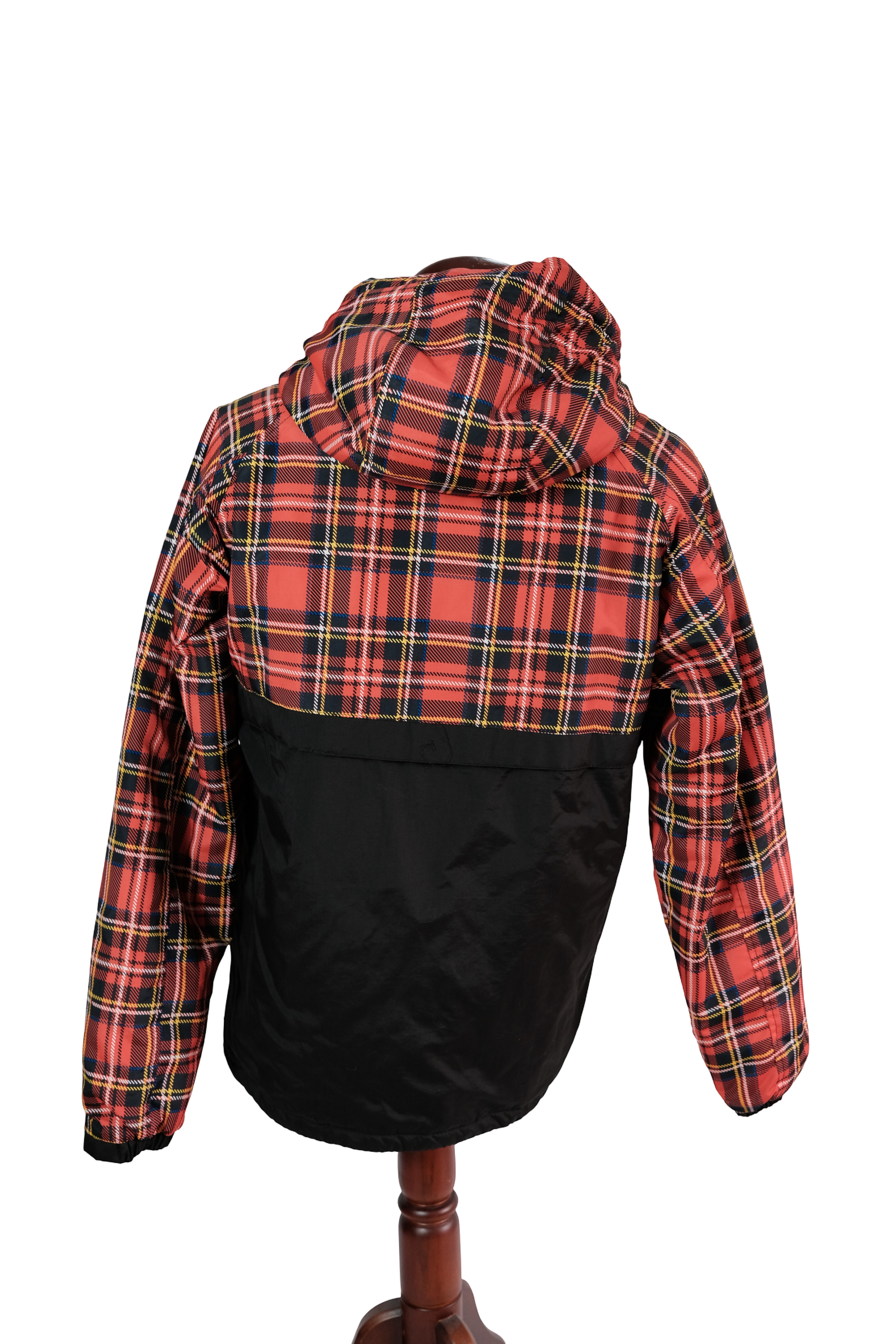 Chaqueta Cuadros Escoces Rojo Negro