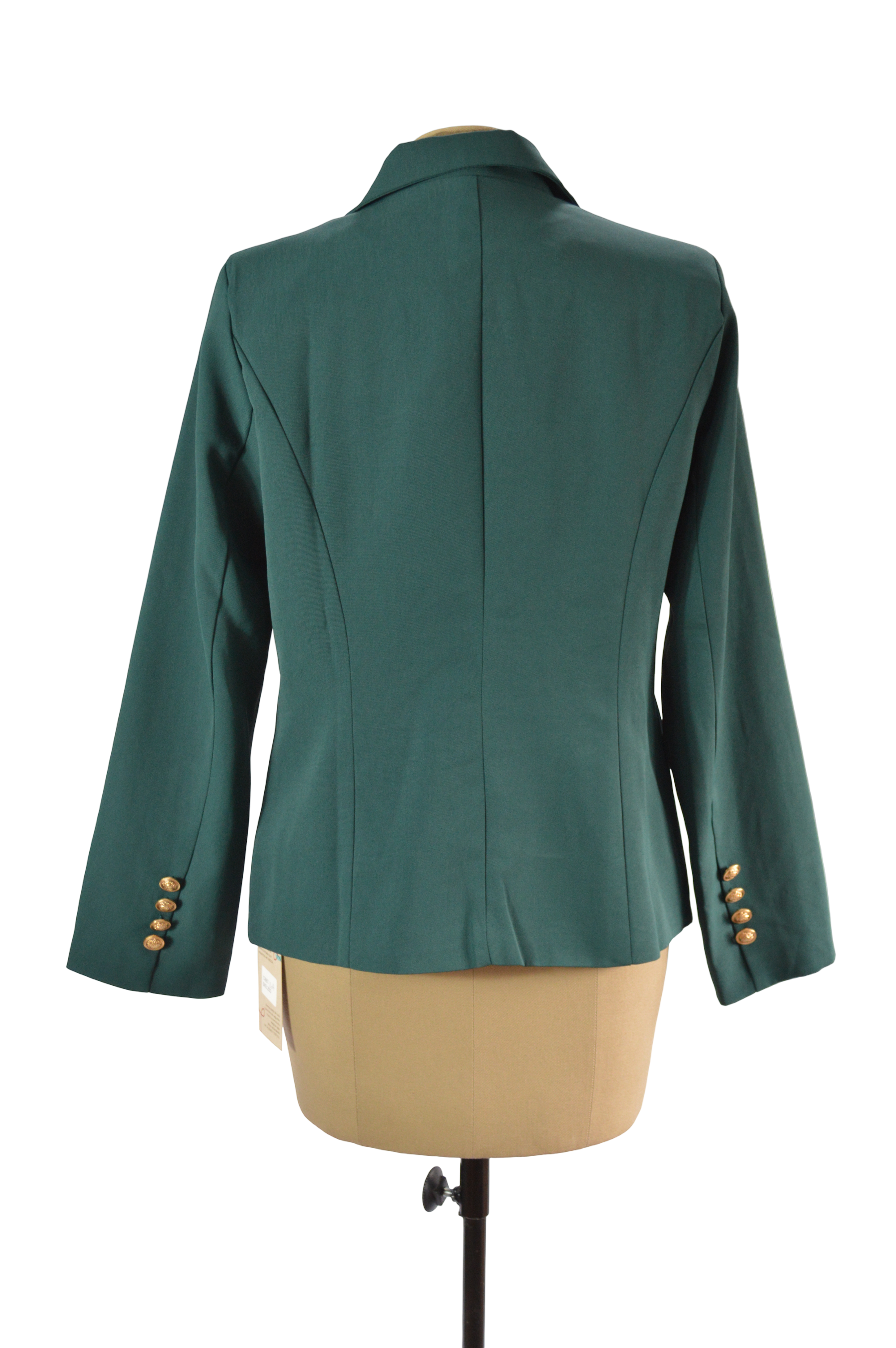 Blazer Verde Militar Botones Dorados
