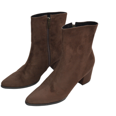 Botas Café Oscuro Tacón