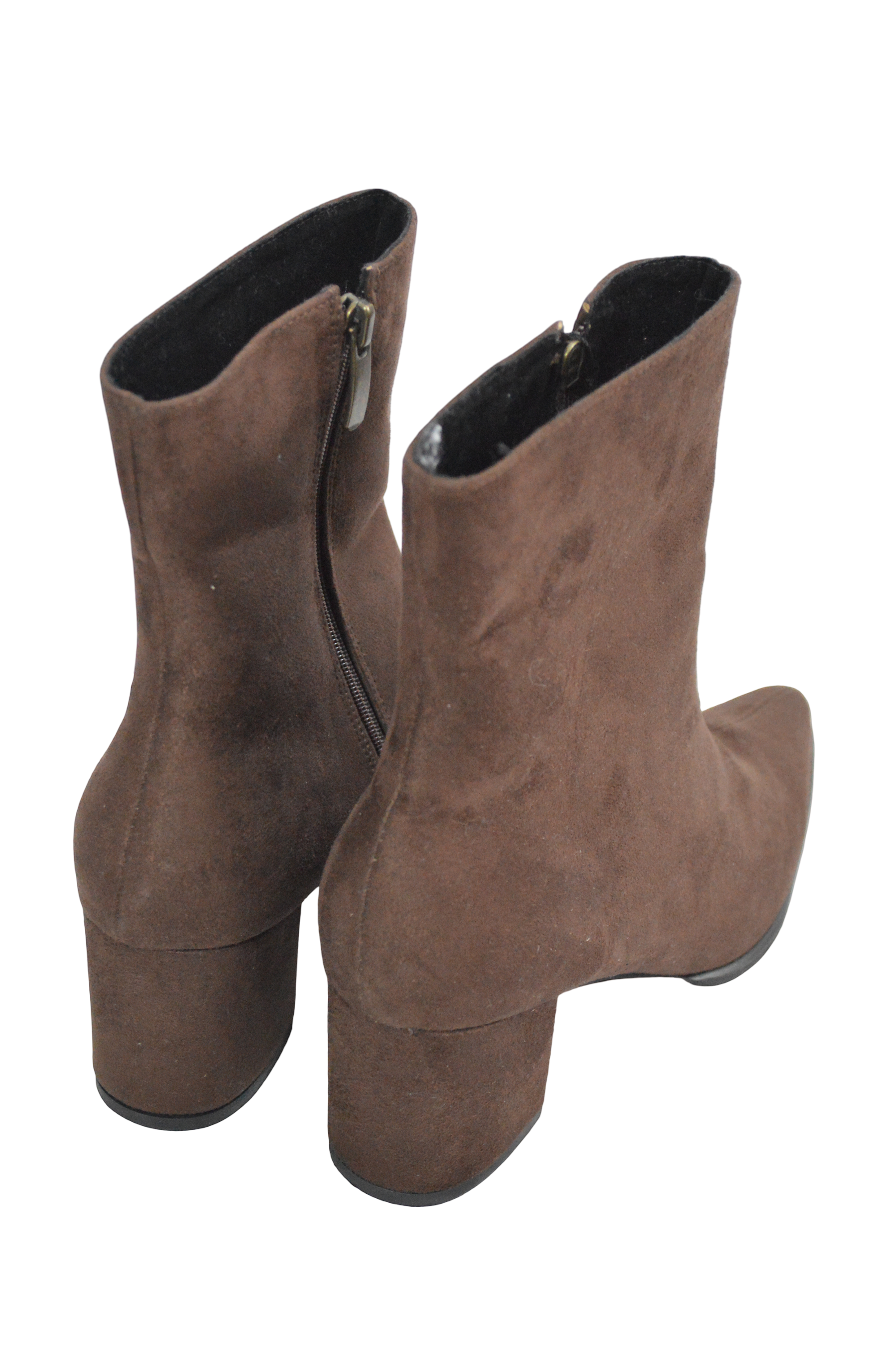 Botas Café Oscuro Tacón
