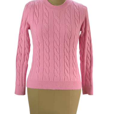 Saco Rosado Trenzado