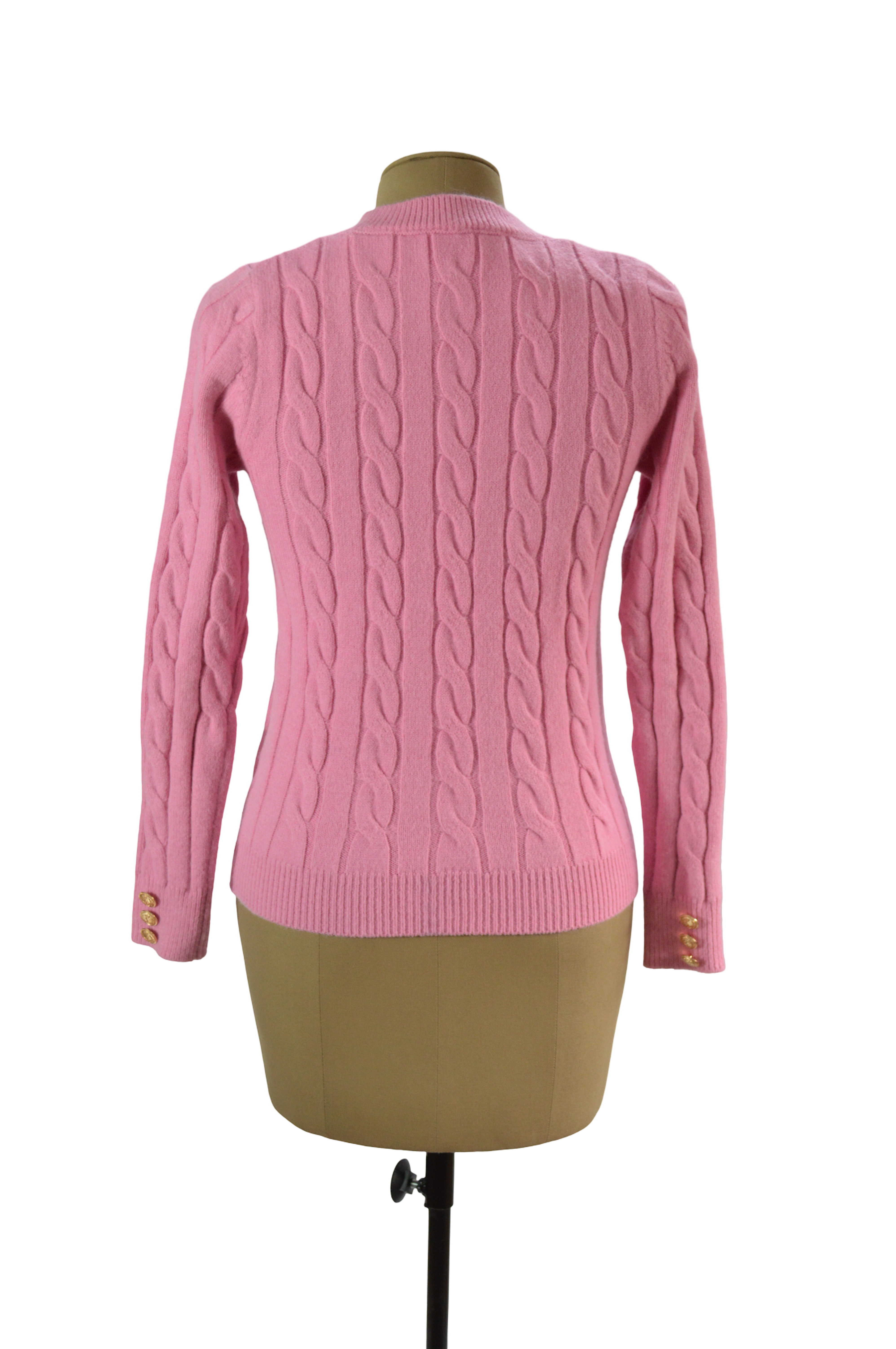 Saco Rosado Trenzado