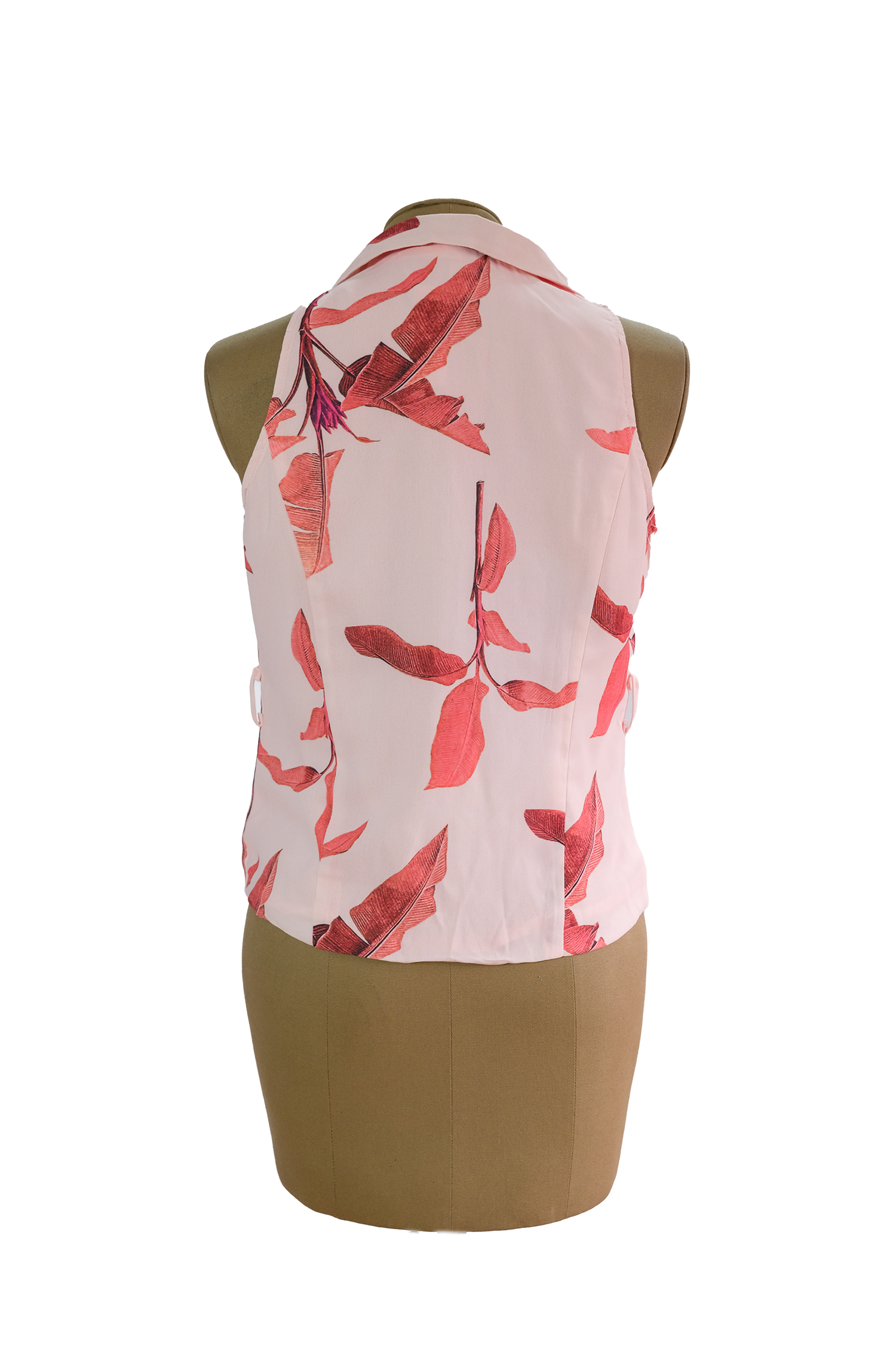 Chaleco Rosado Estampado Floral