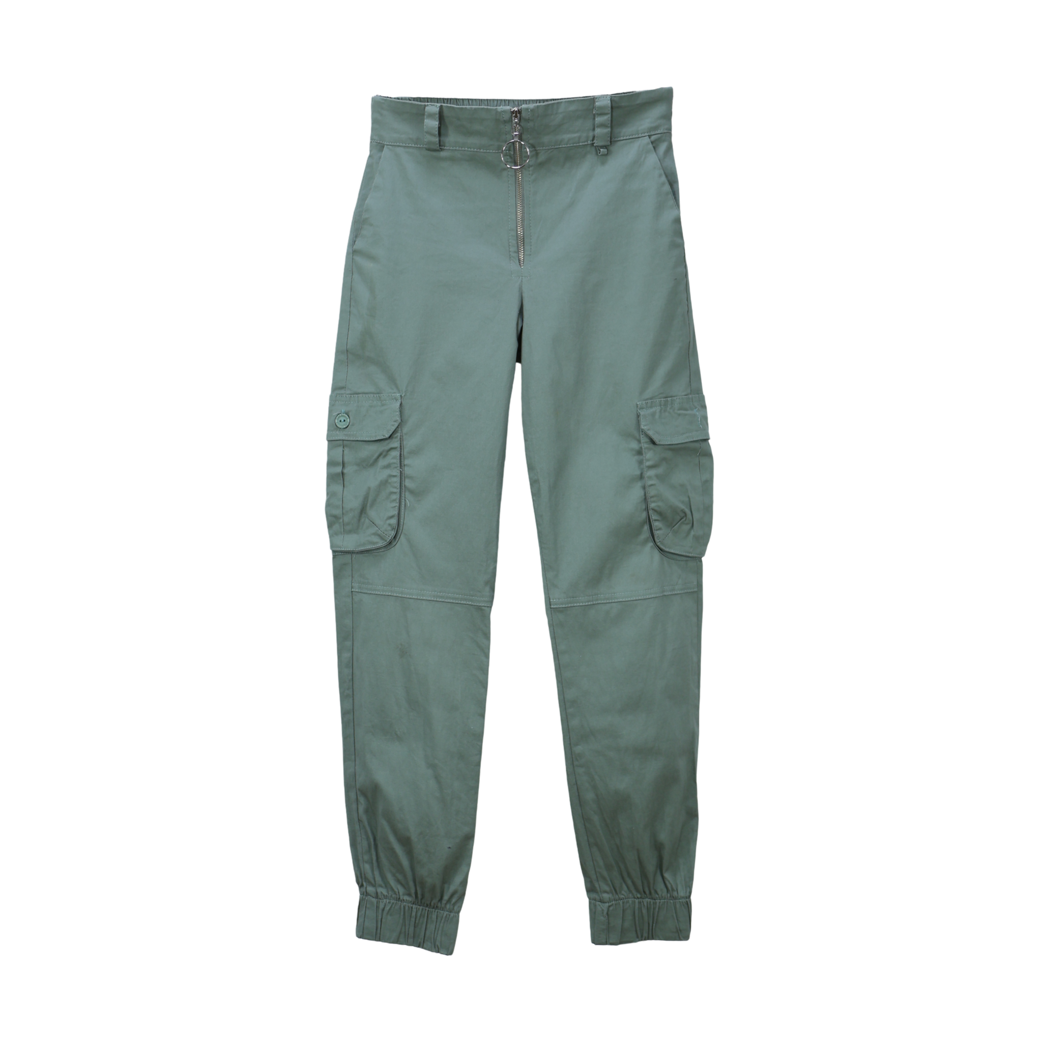 Pantalón Cargo Verde Militar Talla 8