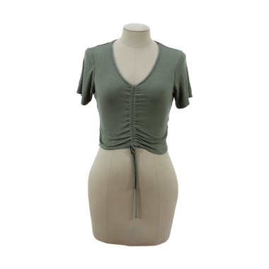 CropTop Verde Militar Talla S