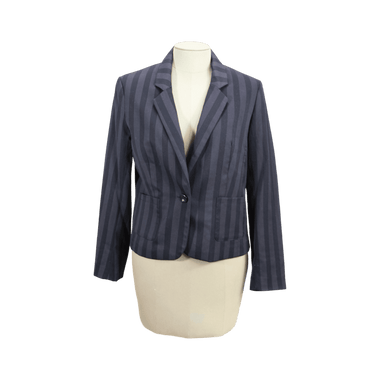 Blazer Rayas Café Talla 10