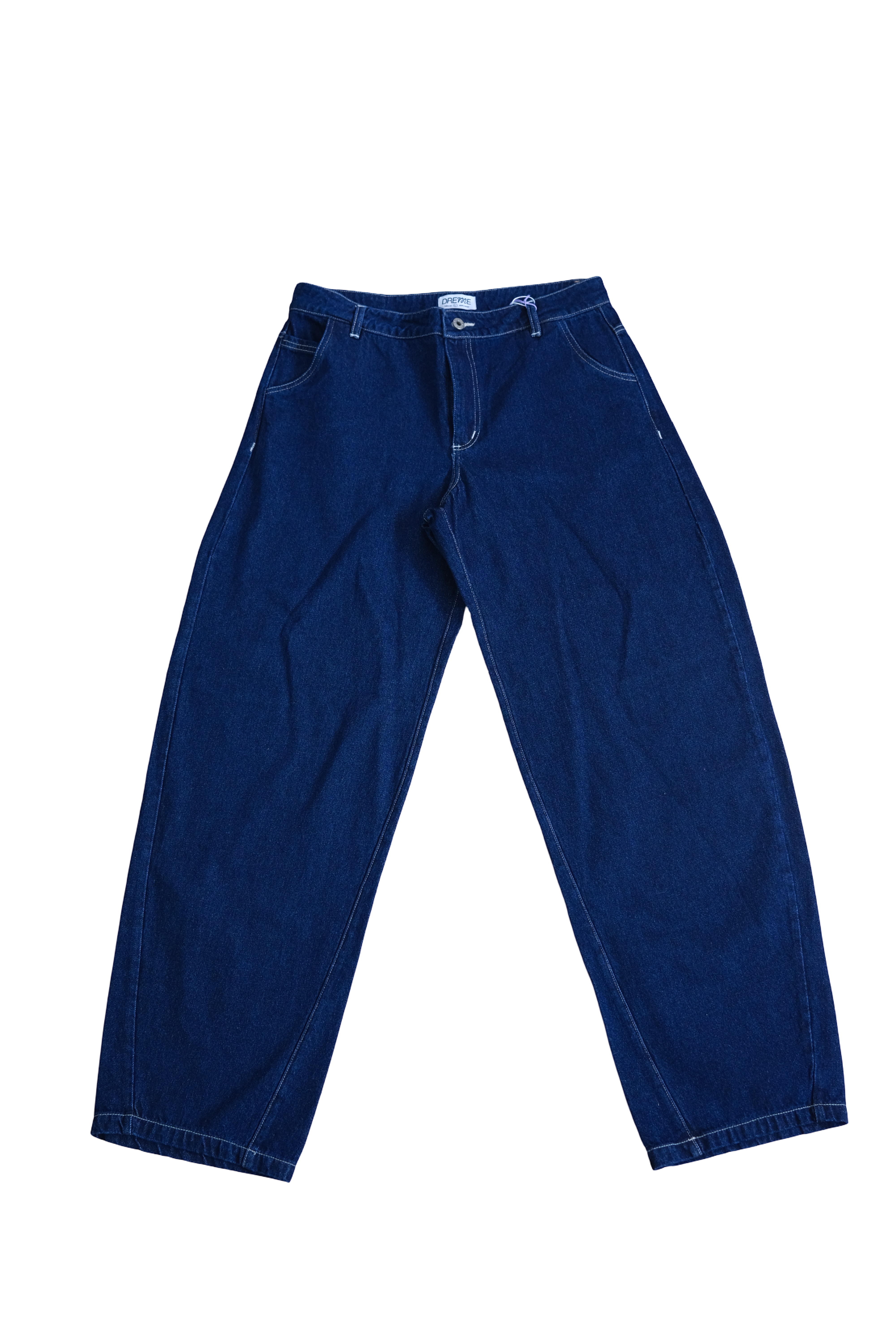 Jean Balloon Azul Oscuro