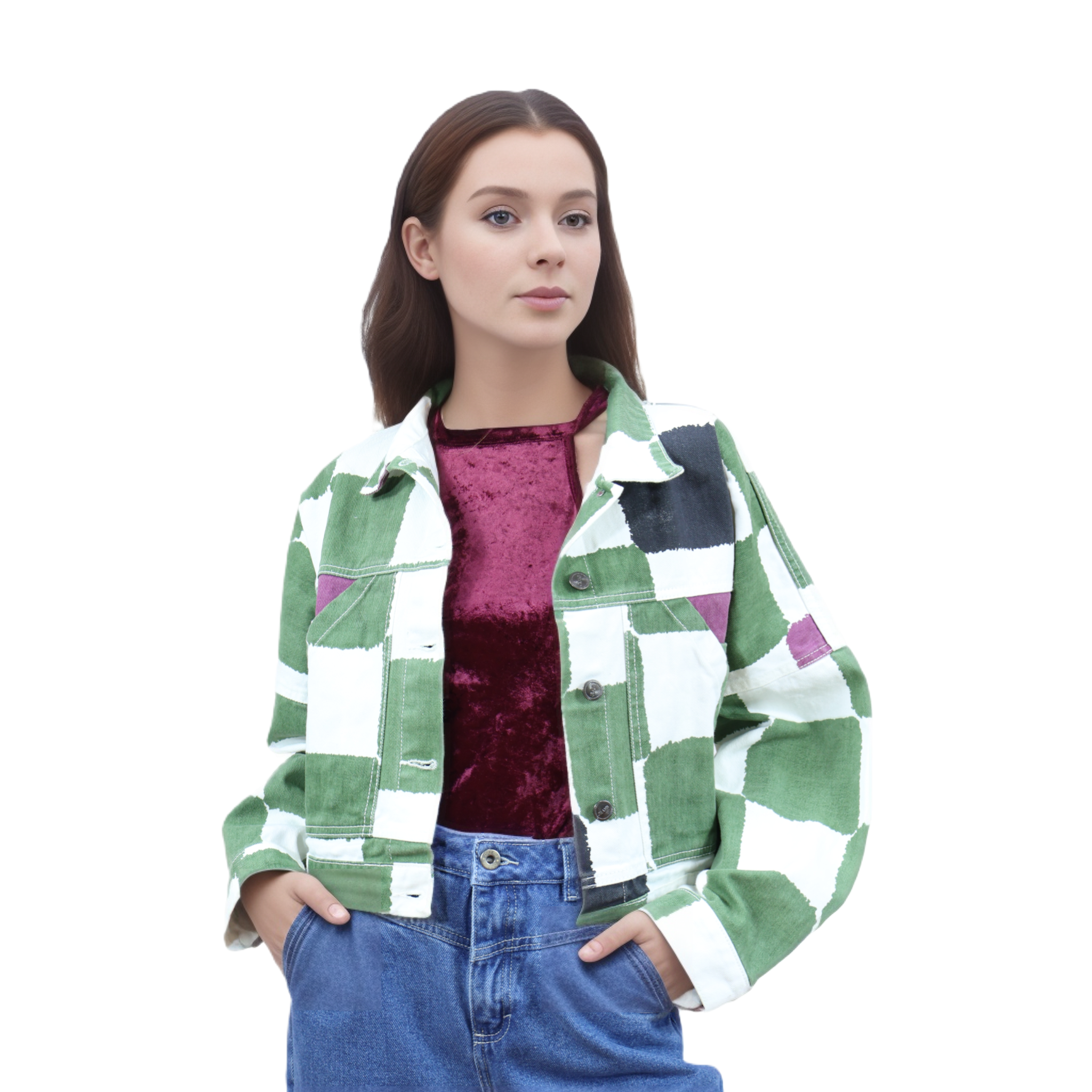 Chaqueta Funky Verde Talla