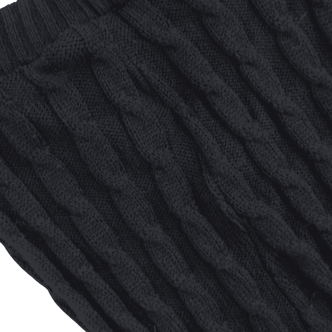 Pantalón Trenzado Negro Talla Única