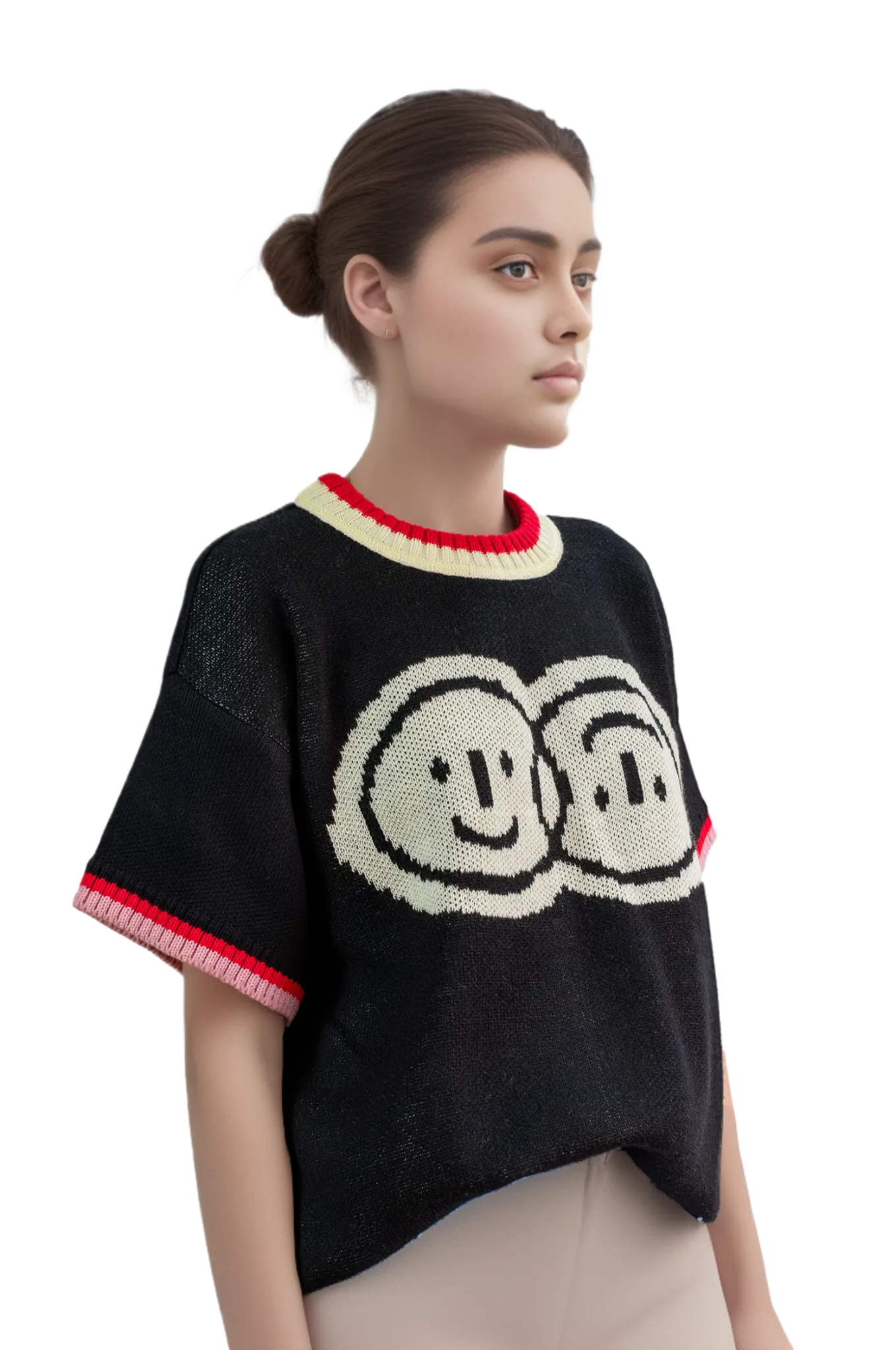 Camiseta Tejida Negra
