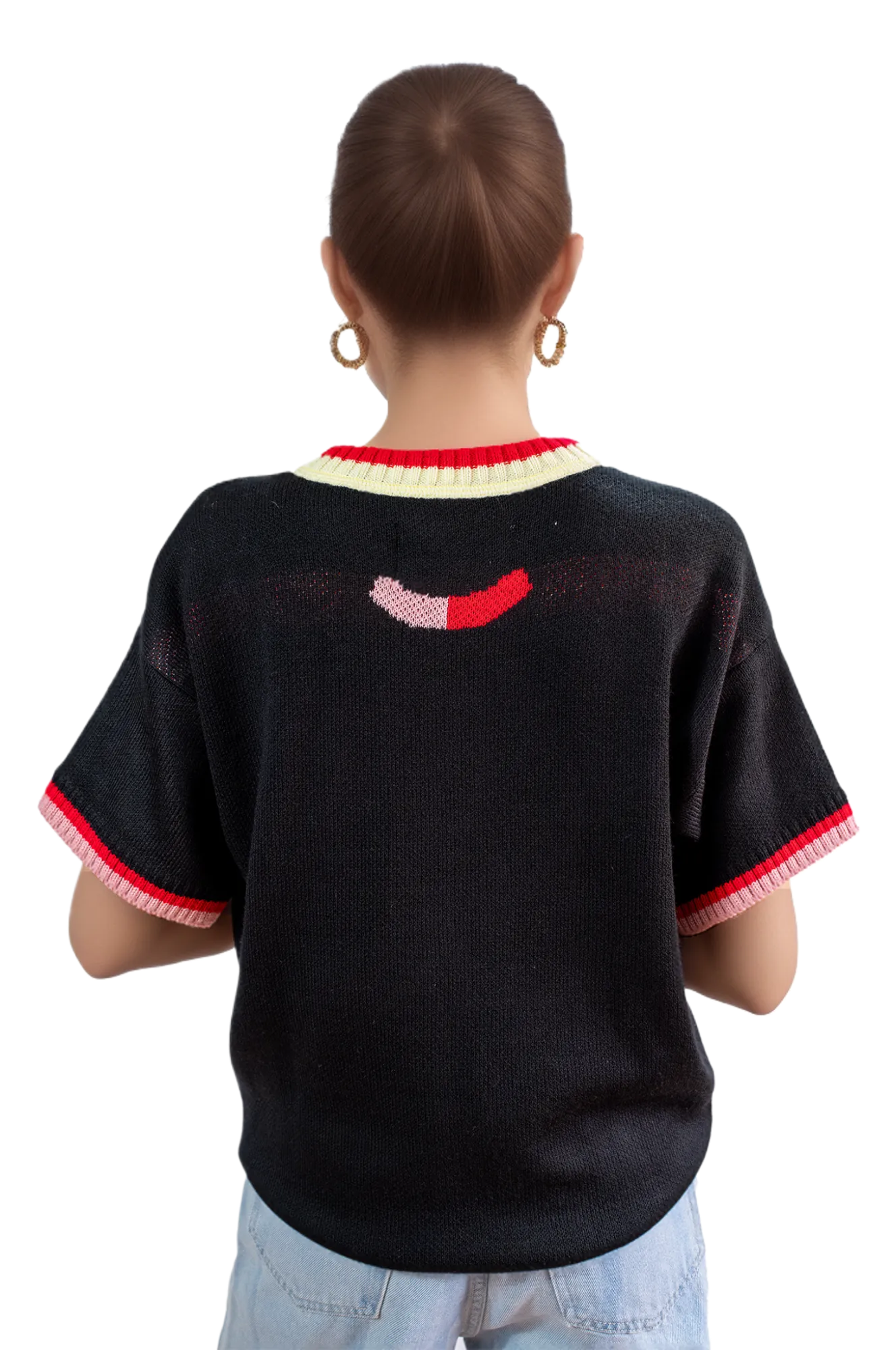Camiseta Tejida Negra