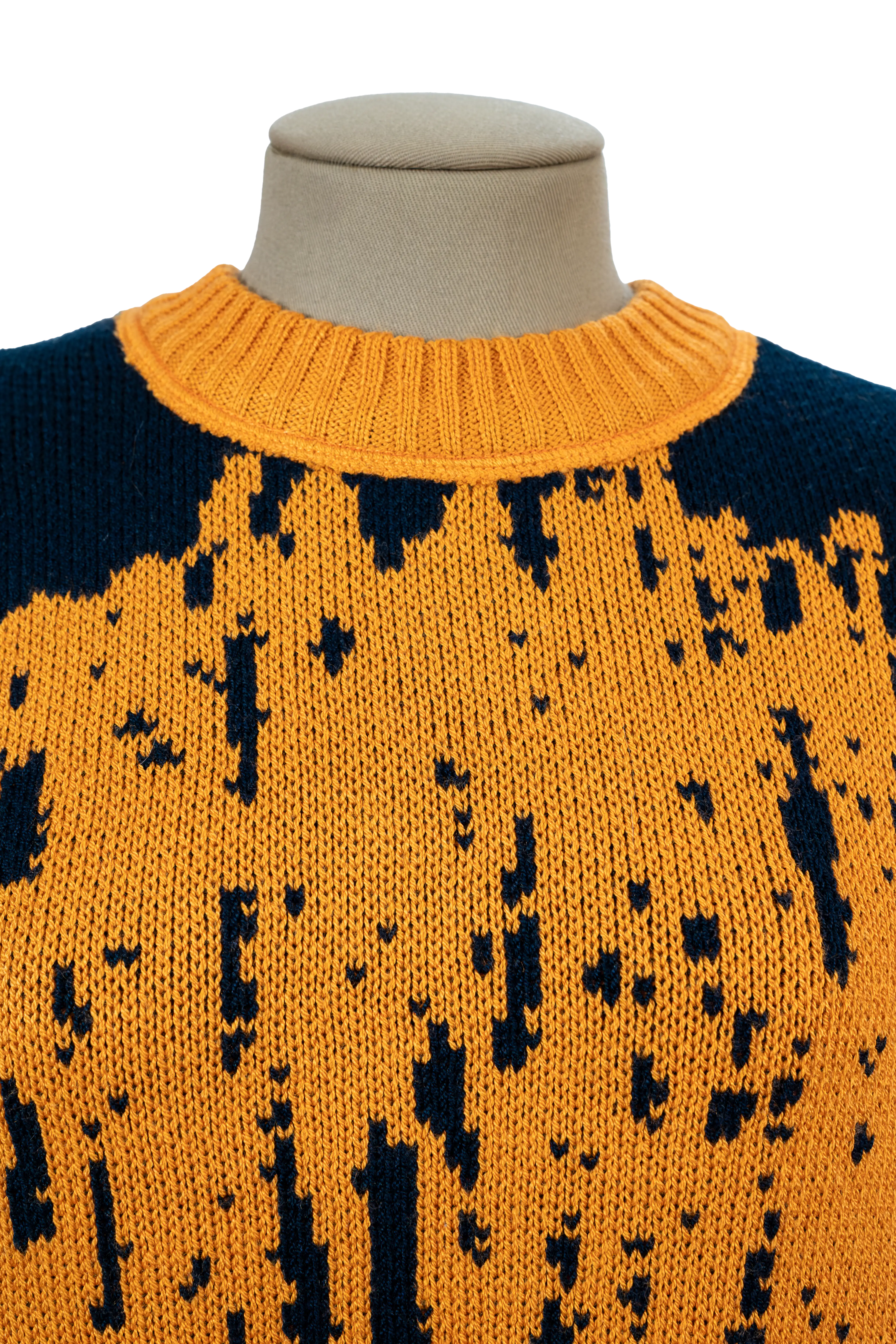 Chaleco Rayón Azul Naranja