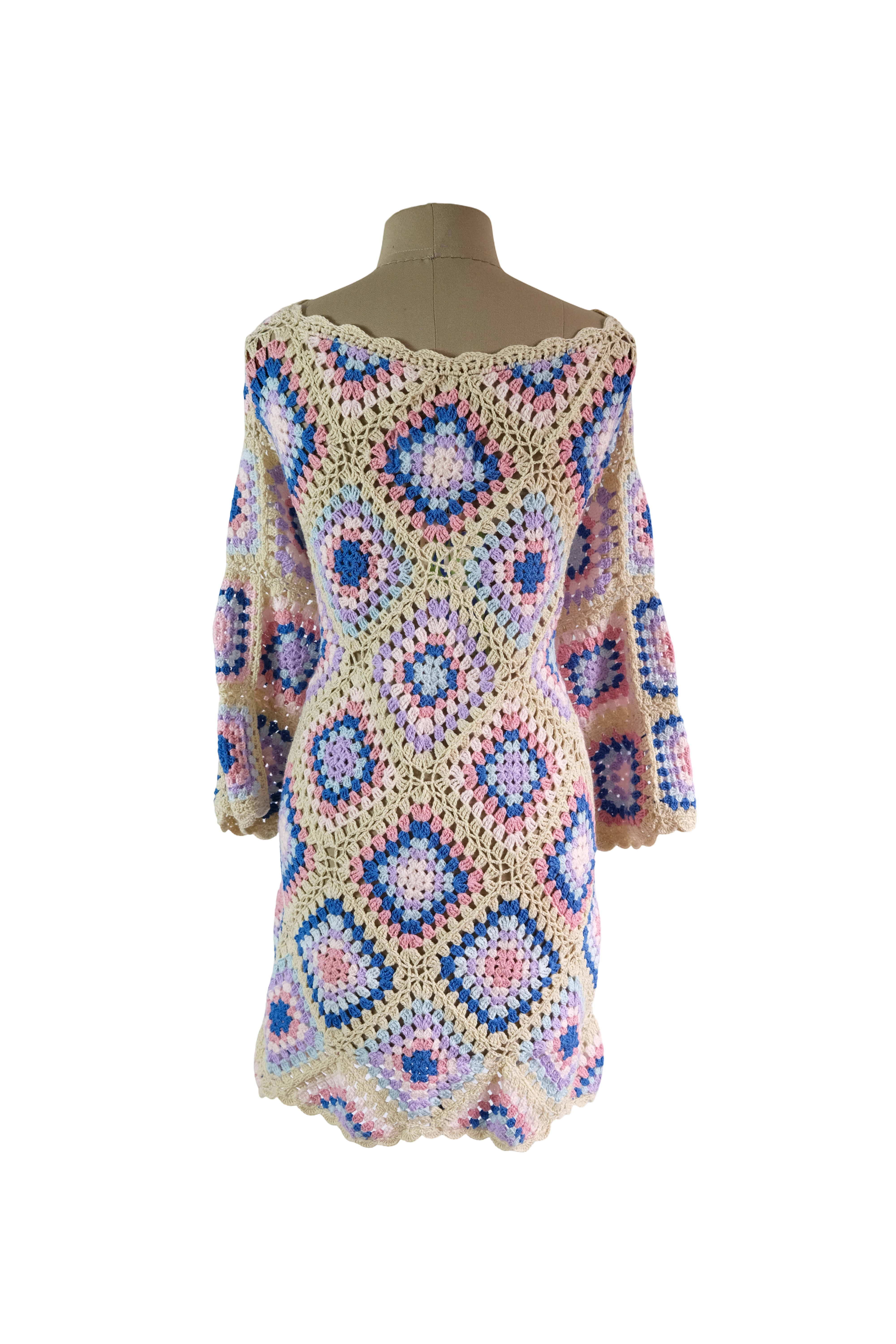 Vestido Crochet Habano