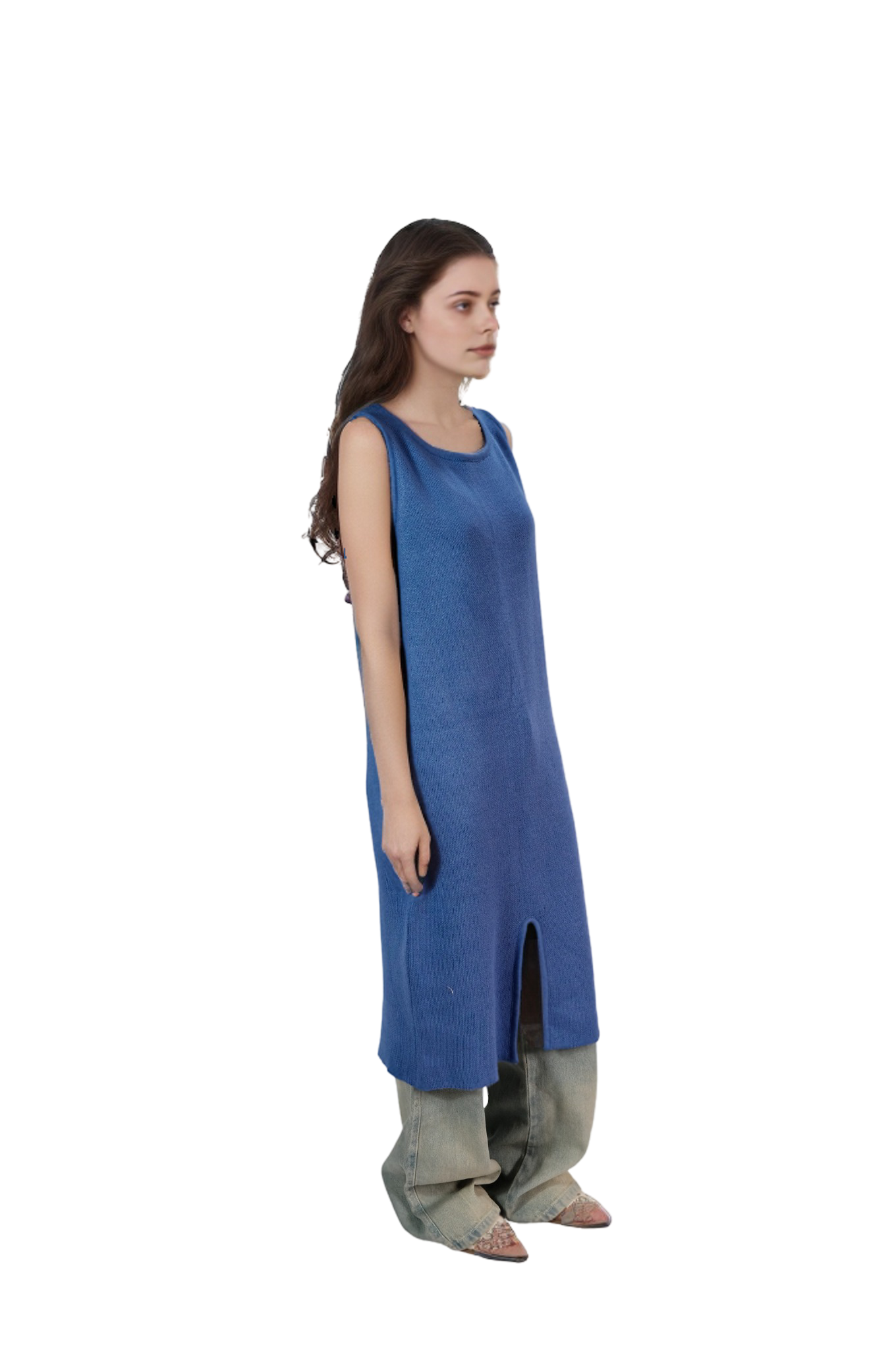 Vestido NSB Gumie Azúl MAGLIONE