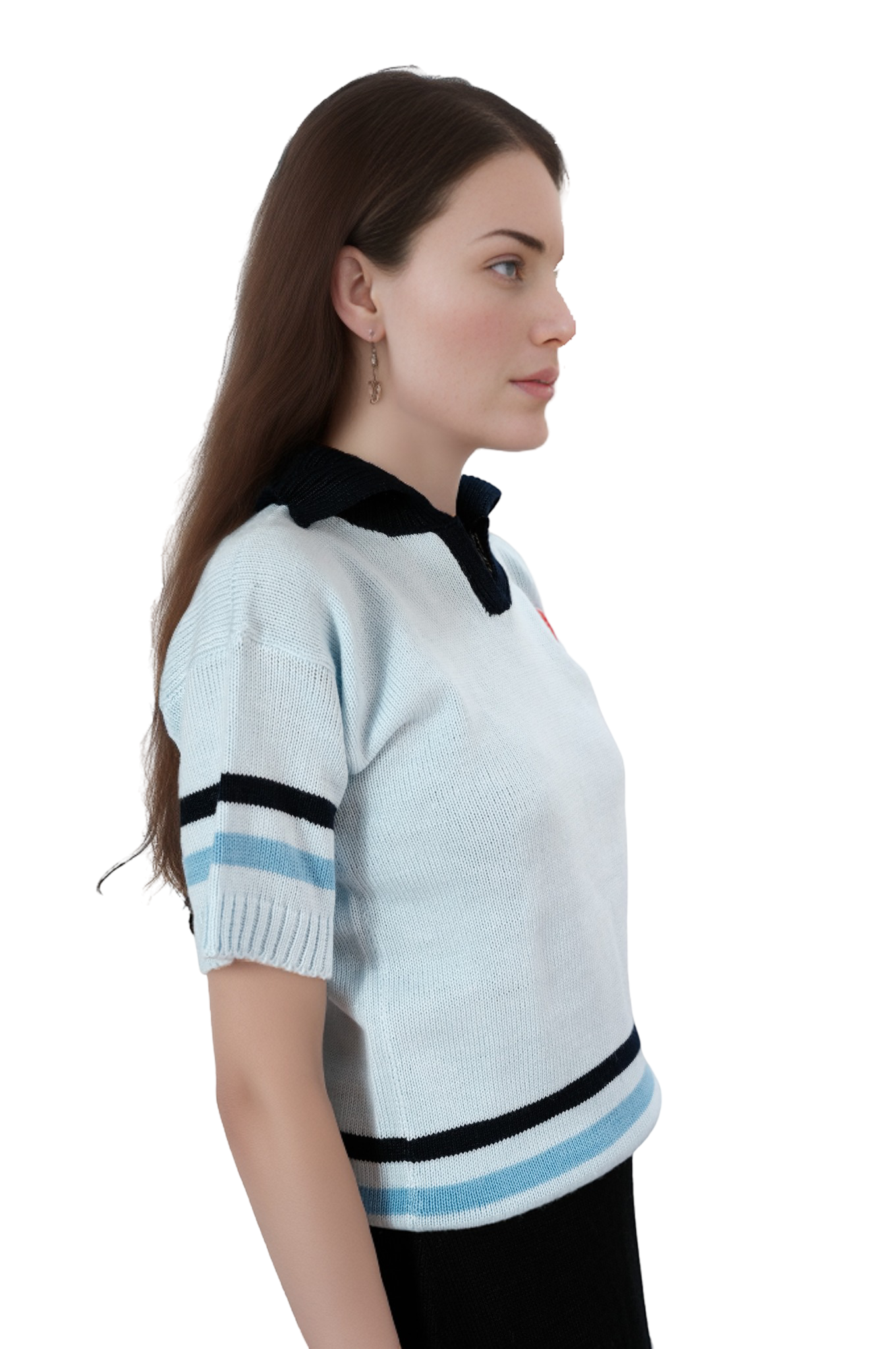 Camiseta Triangulos Azúl MAGLIONE