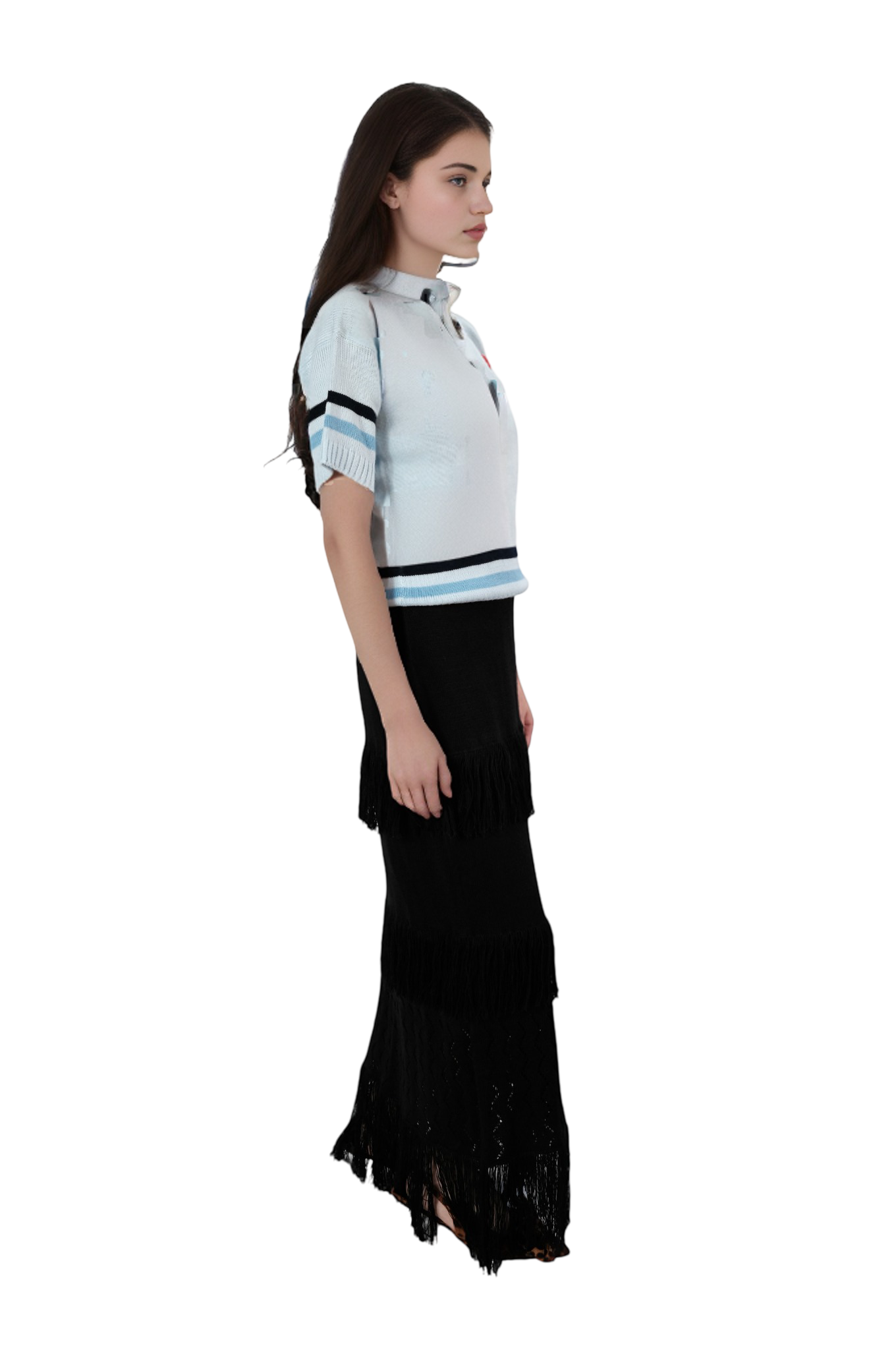 Camiseta Triangulos Azúl MAGLIONE