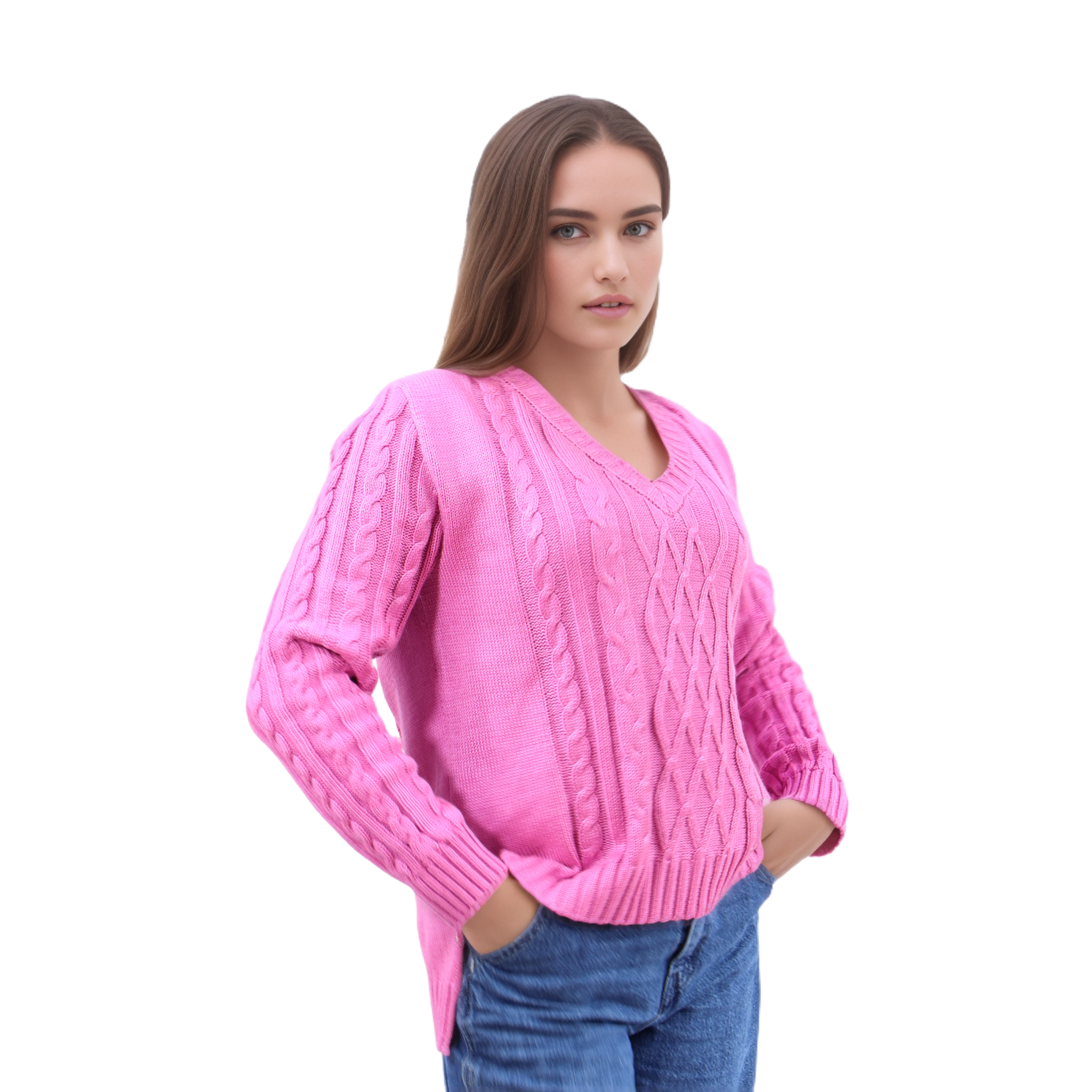 Sweater Rosado Talla S