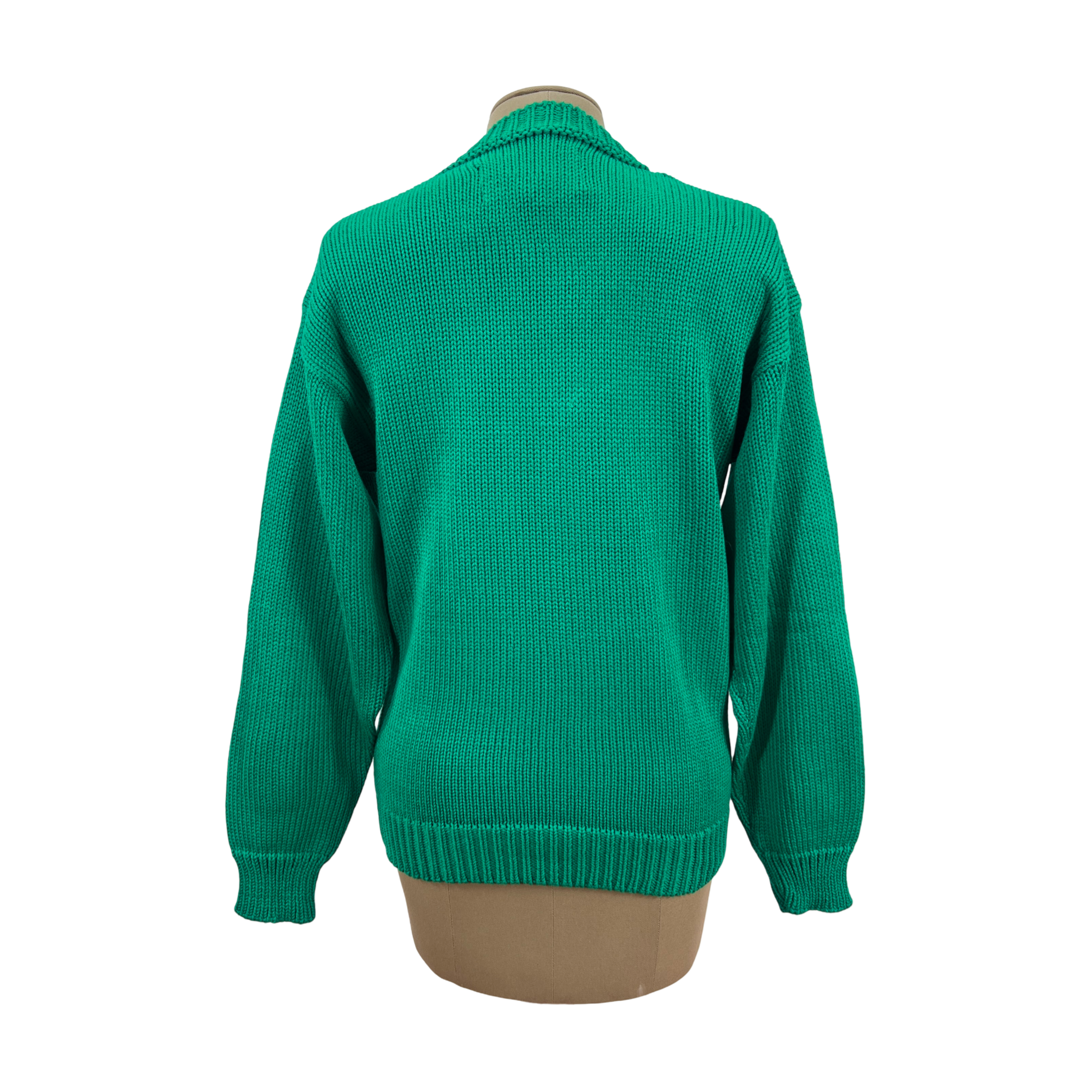 Sweater Verde Corazón Talla M
