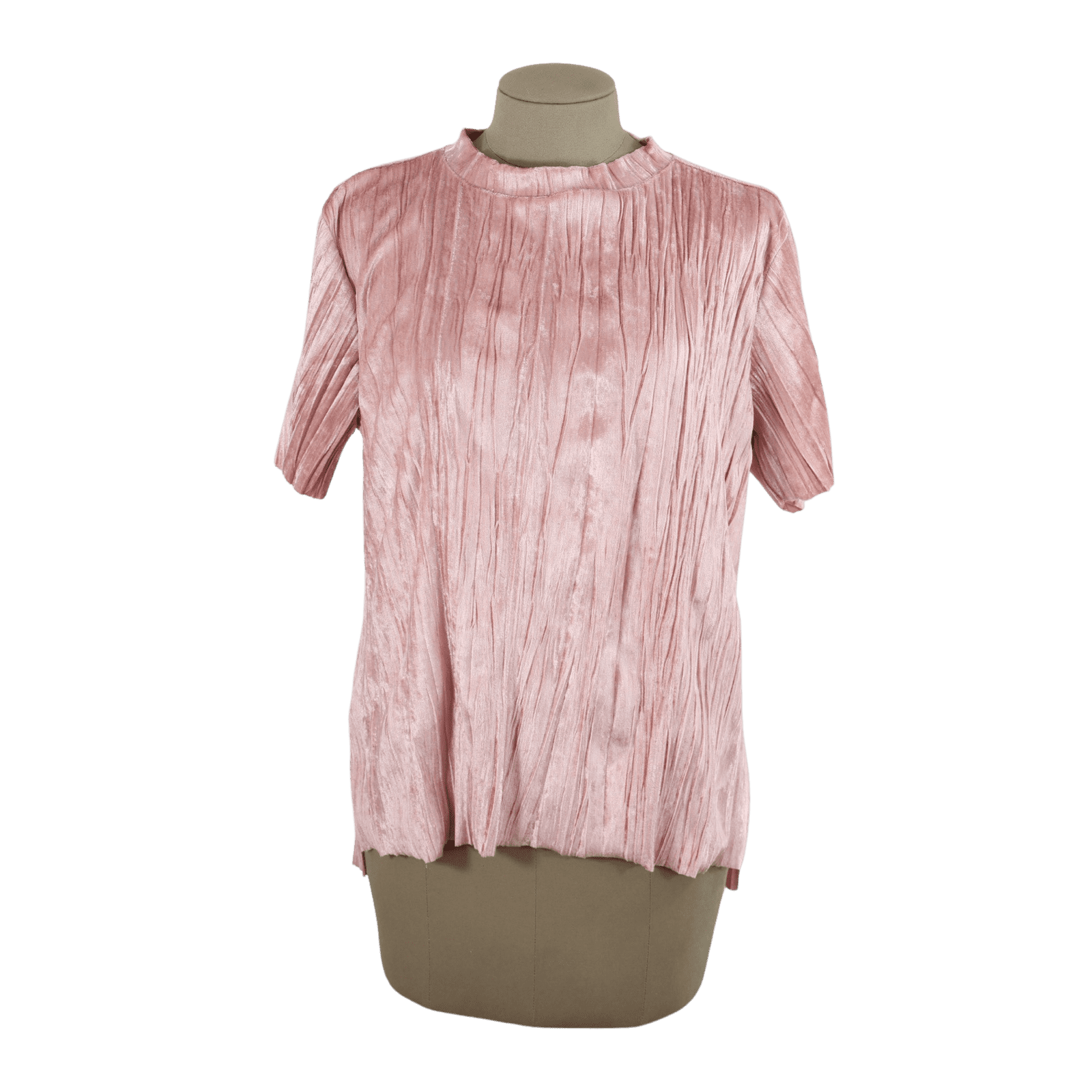 Blusa Terciopelo Rosa Talla S