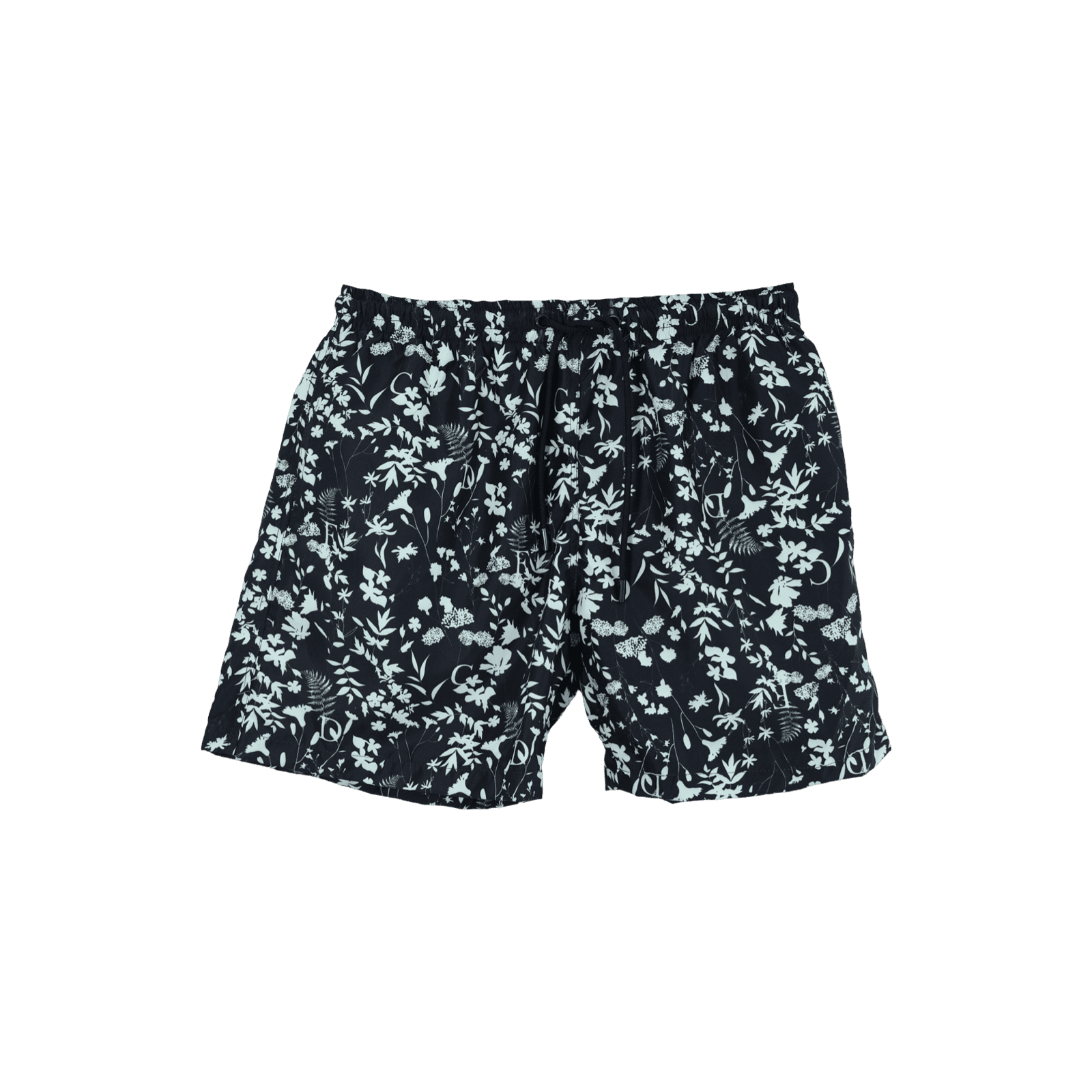 Short Flores Negro Talla M