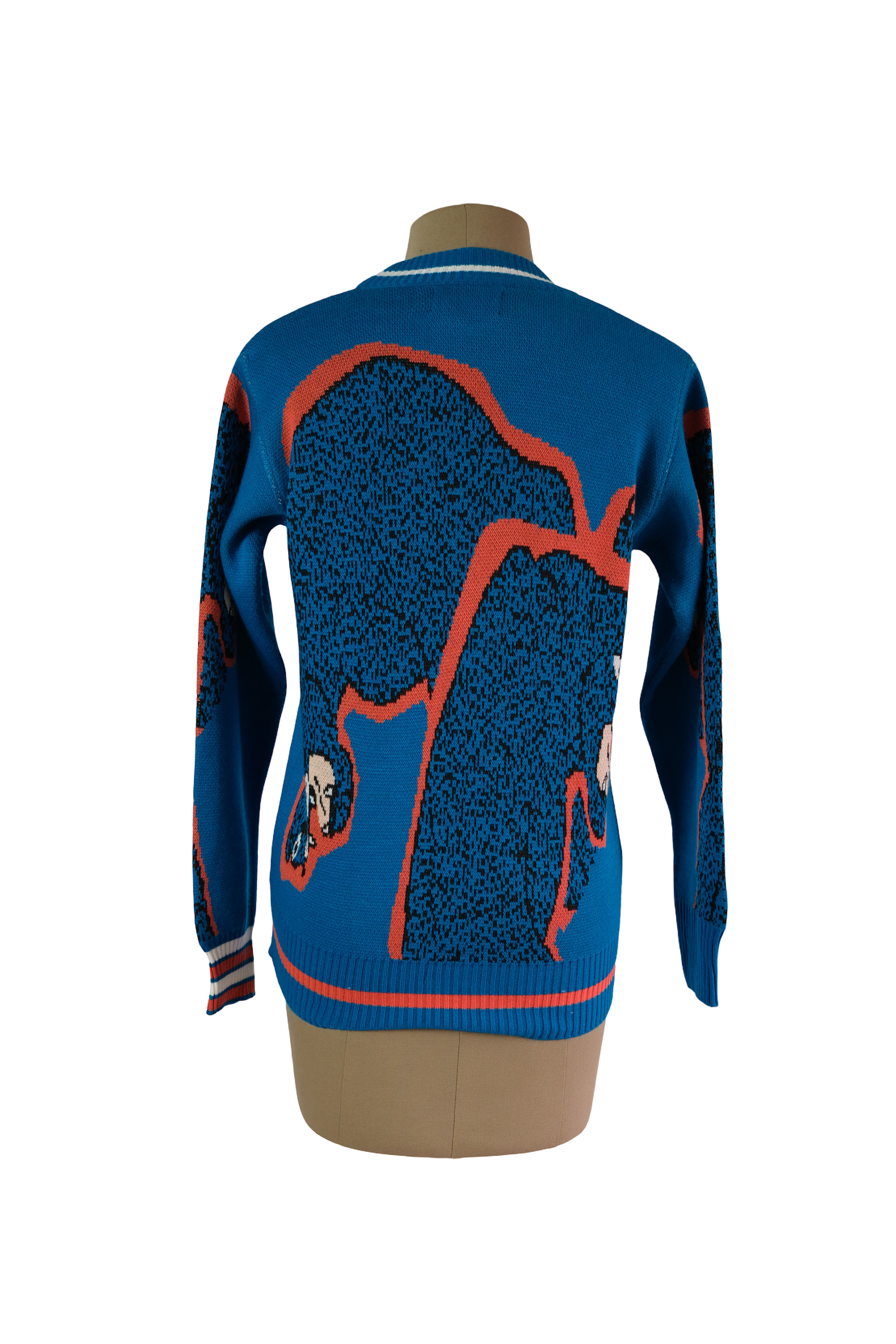 Saco Animal Azúl Naranja