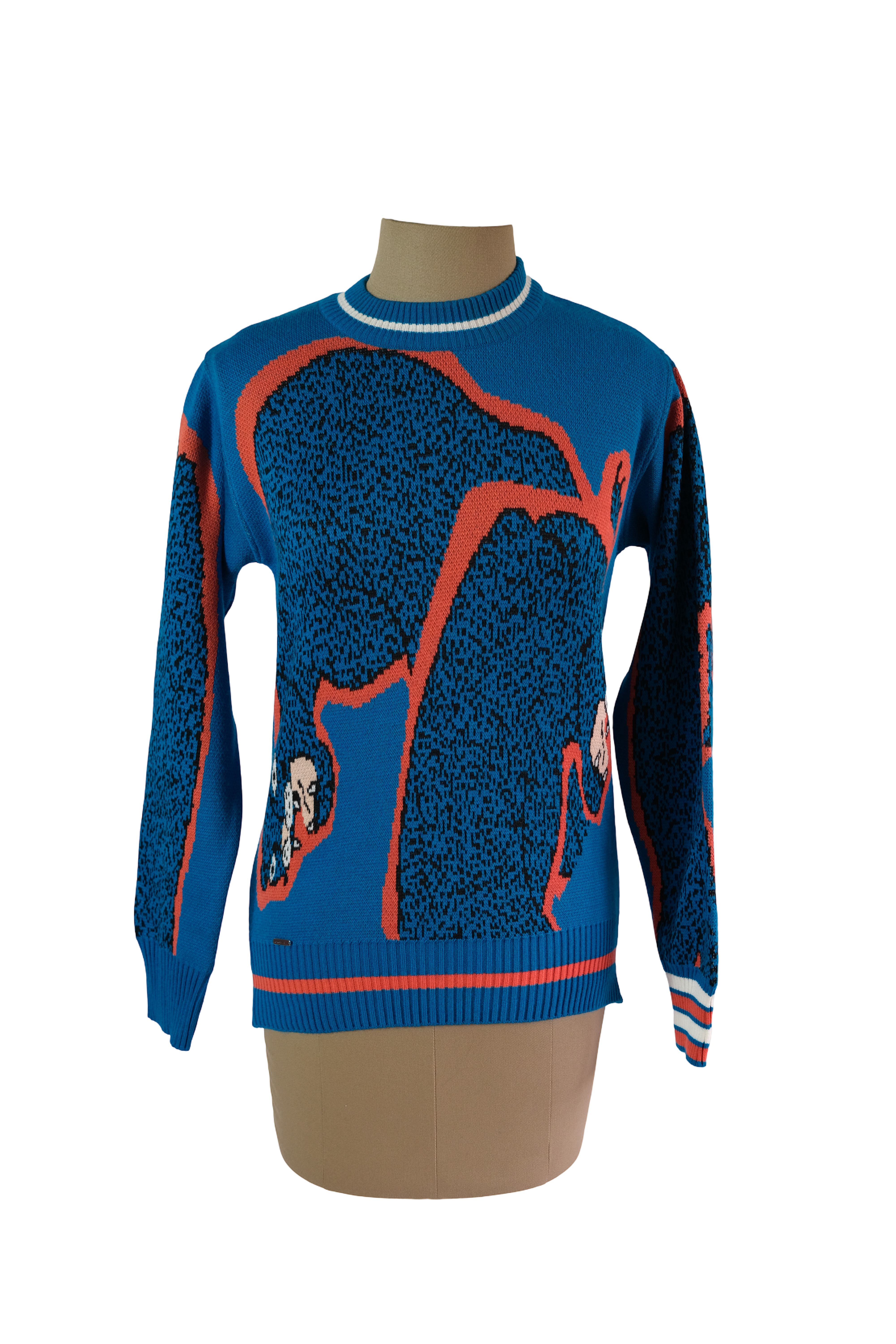 Saco Animal Azúl Naranja