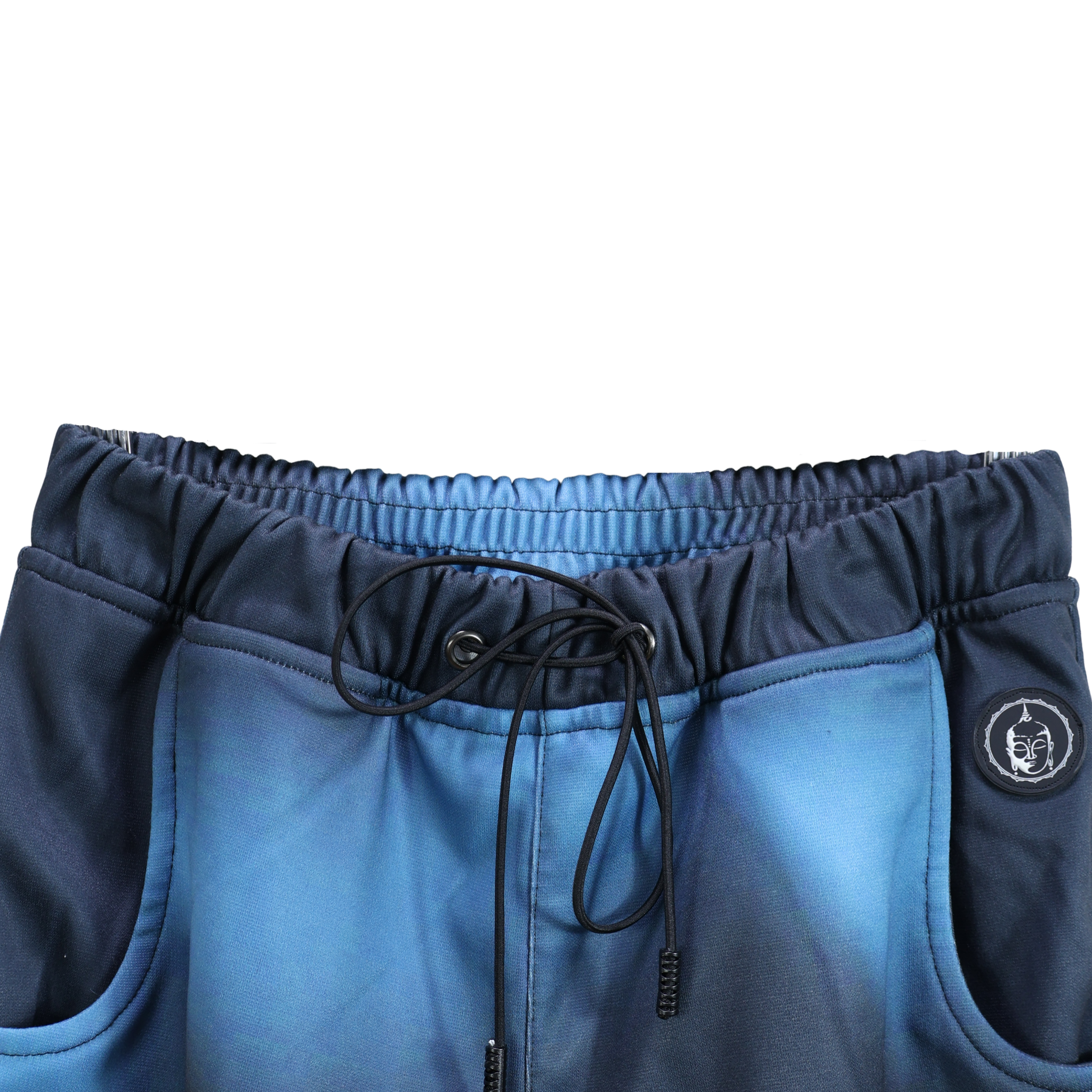 Sudadera Estampado Azul Negro