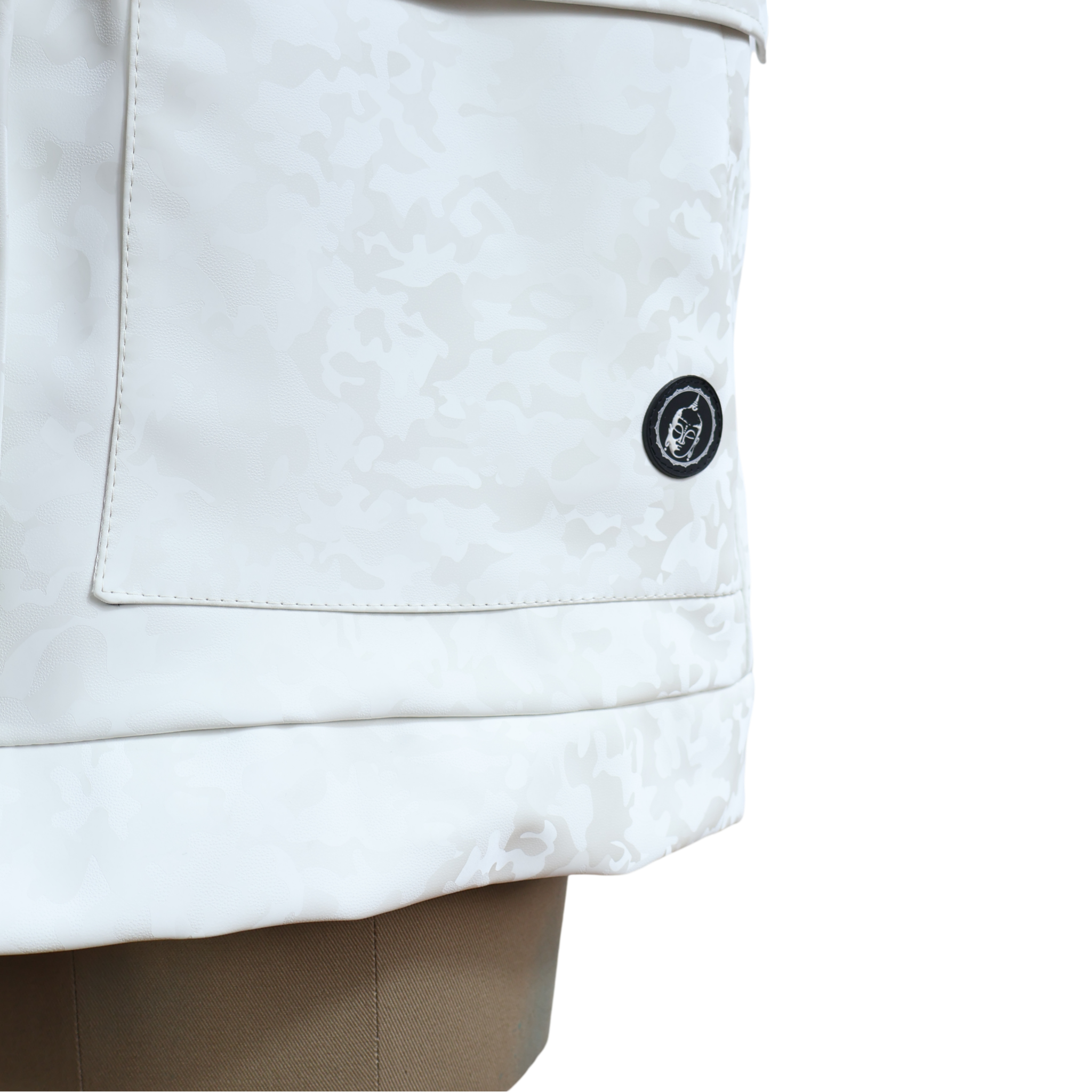 Chaleco Oversize Cuerina Blanco
