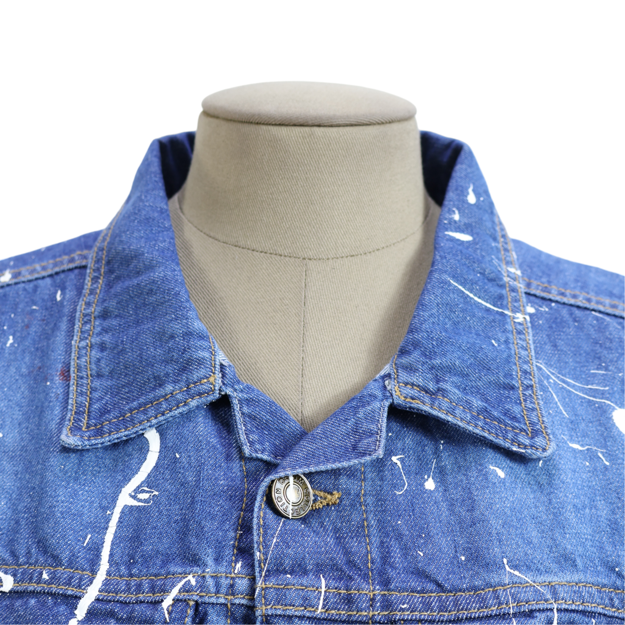 Chaqueta Pinceladas Blanco Rojo