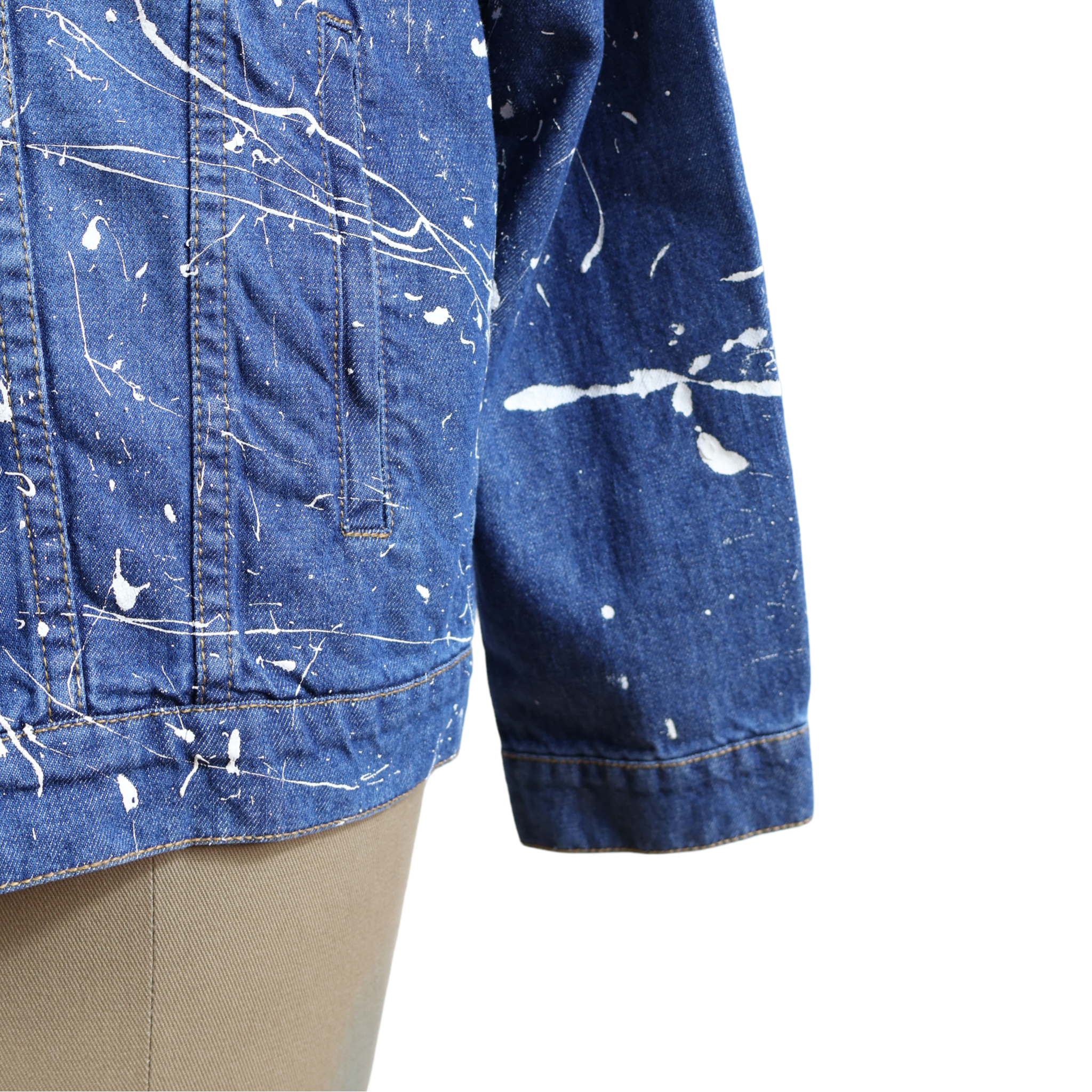 Chaqueta Pinceladas Blancas