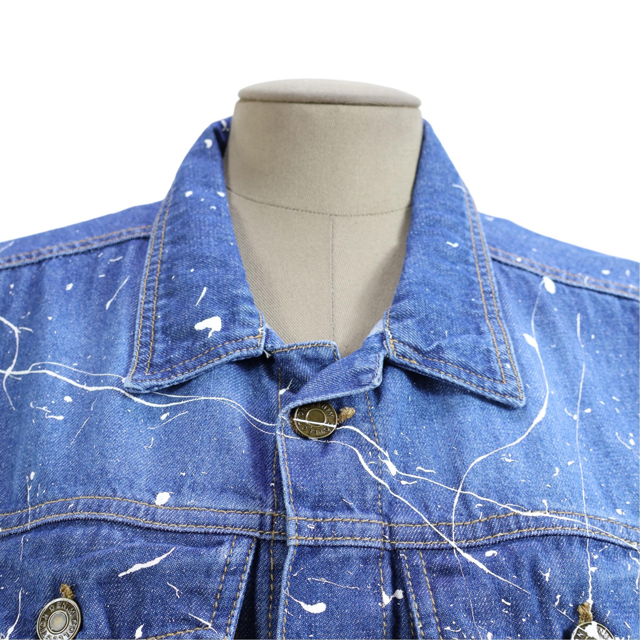 Chaqueta Pinceladas Blancas