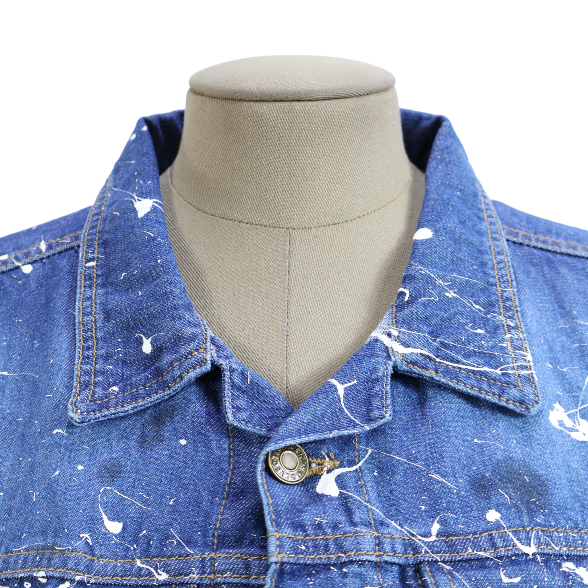 Chaqueta Pinceladas Blanco Negro