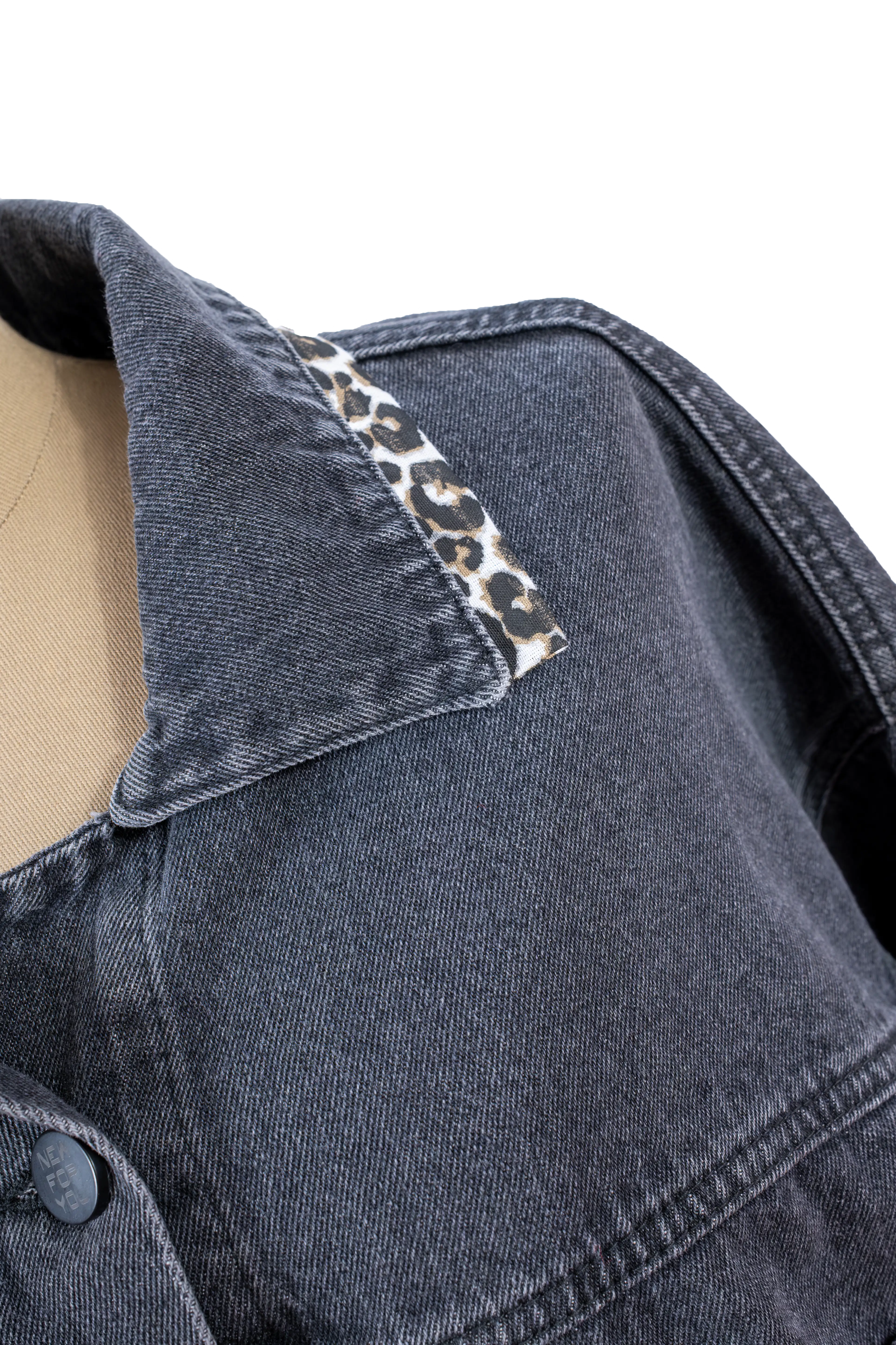 Chaqueta Jean Negro