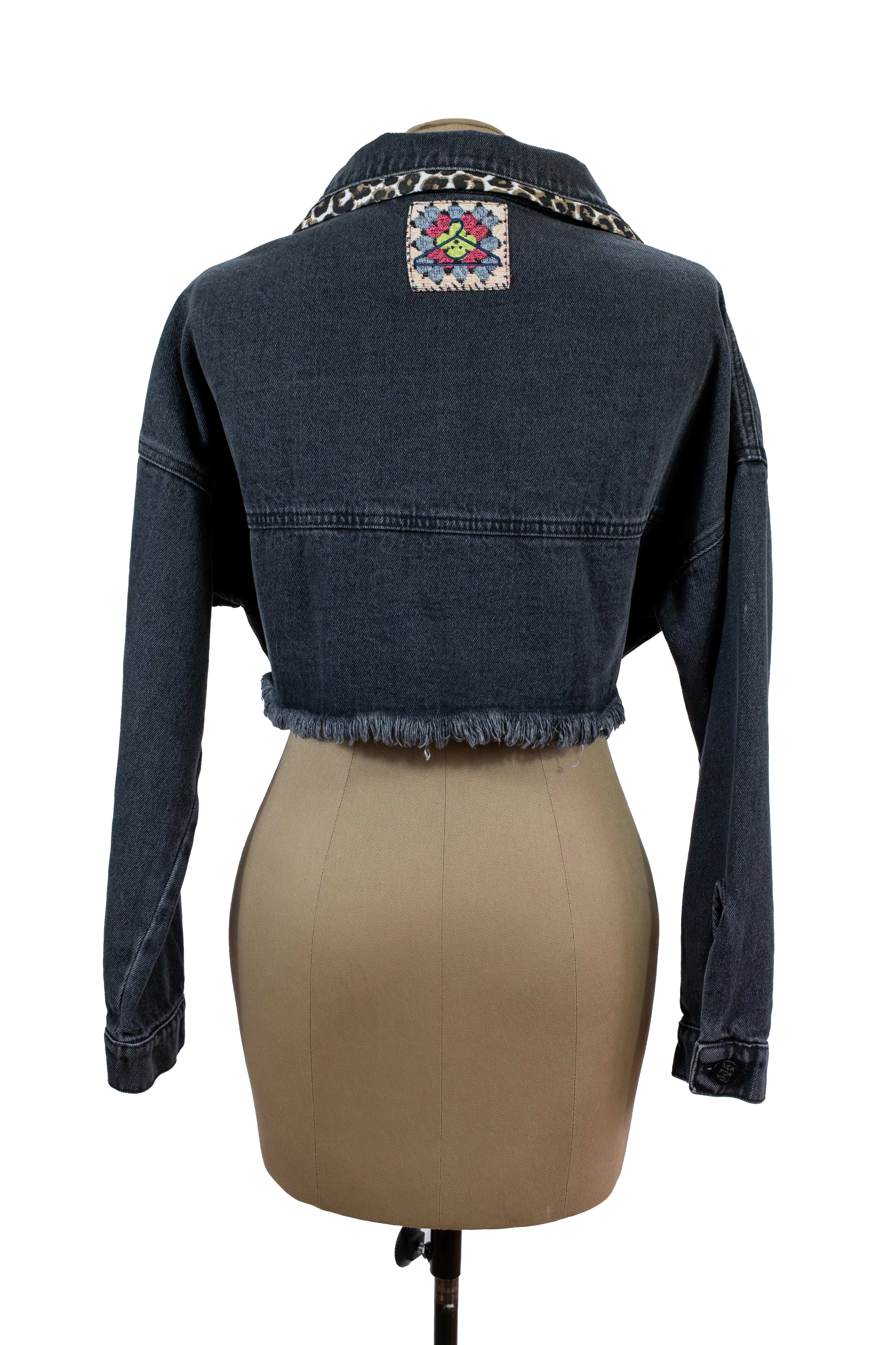 Chaqueta Jean Negro