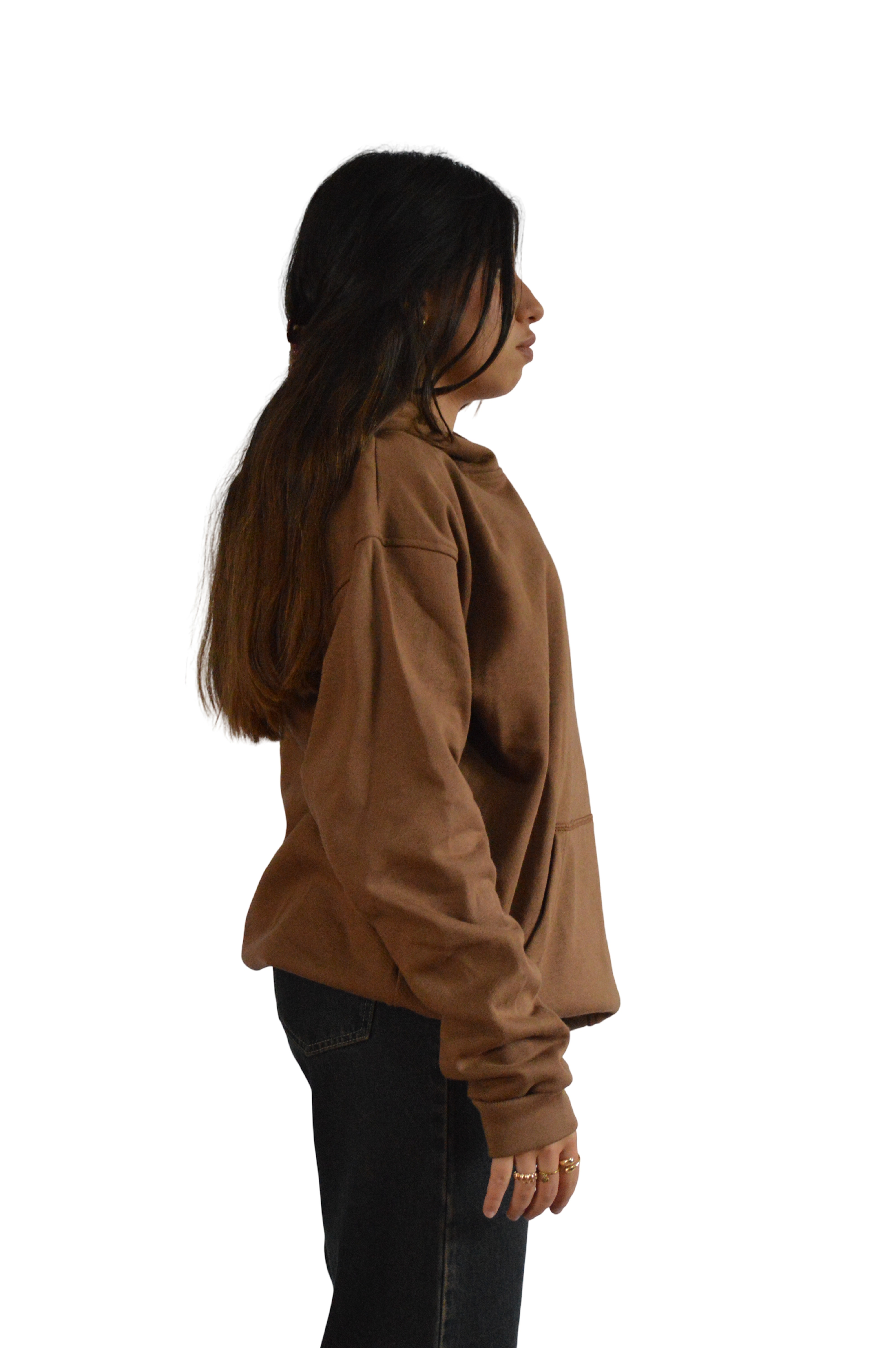 HOODIE CAFE ALGODÓN TALLA S