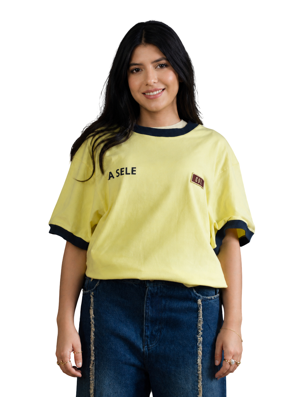 CAMISETA AMARILLA COLOMBIA TALLA M