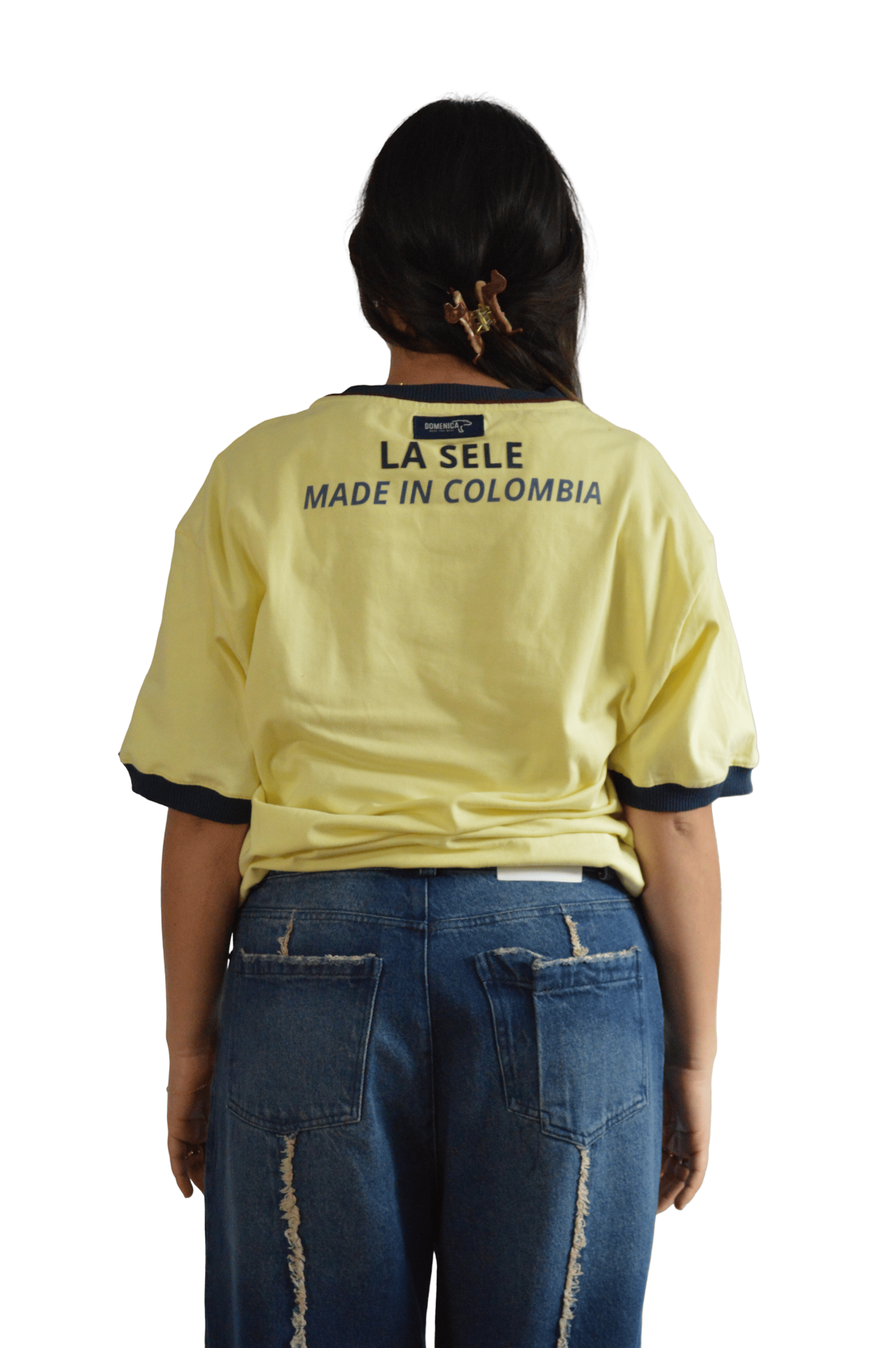 CAMISETA AMARILLA COLOMBIA TALLA M