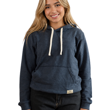 HOODIE BASICO AZUL TALLA XS