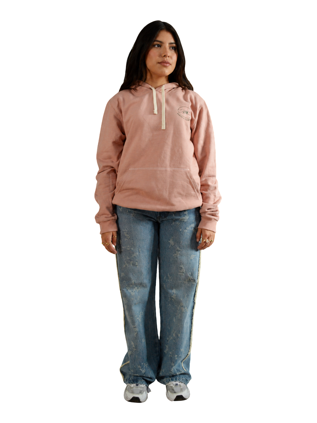 HOODIE BASICO ROSADO TALLA XL