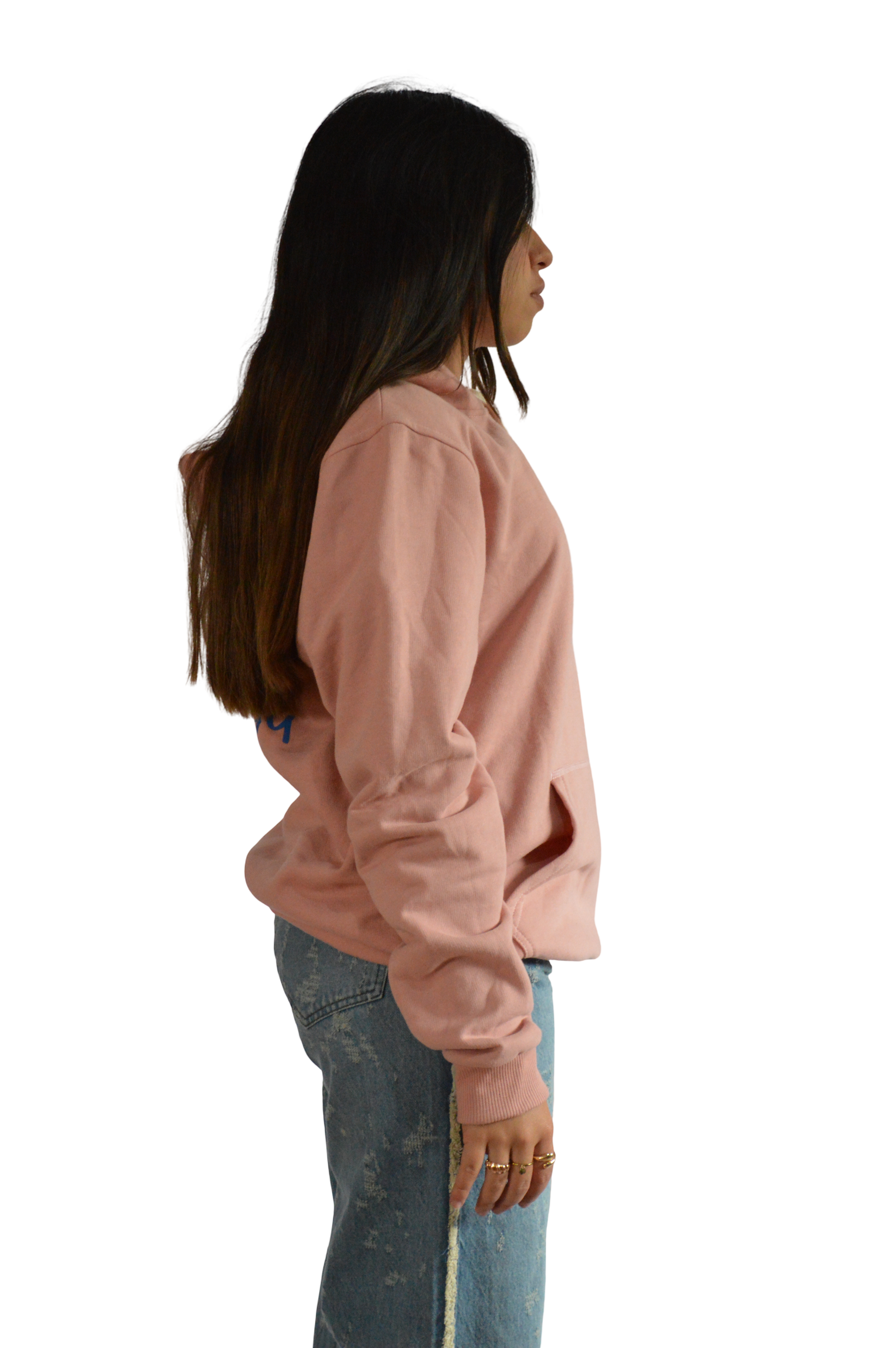 HOODIE BASICO ROSADO TALLA XL