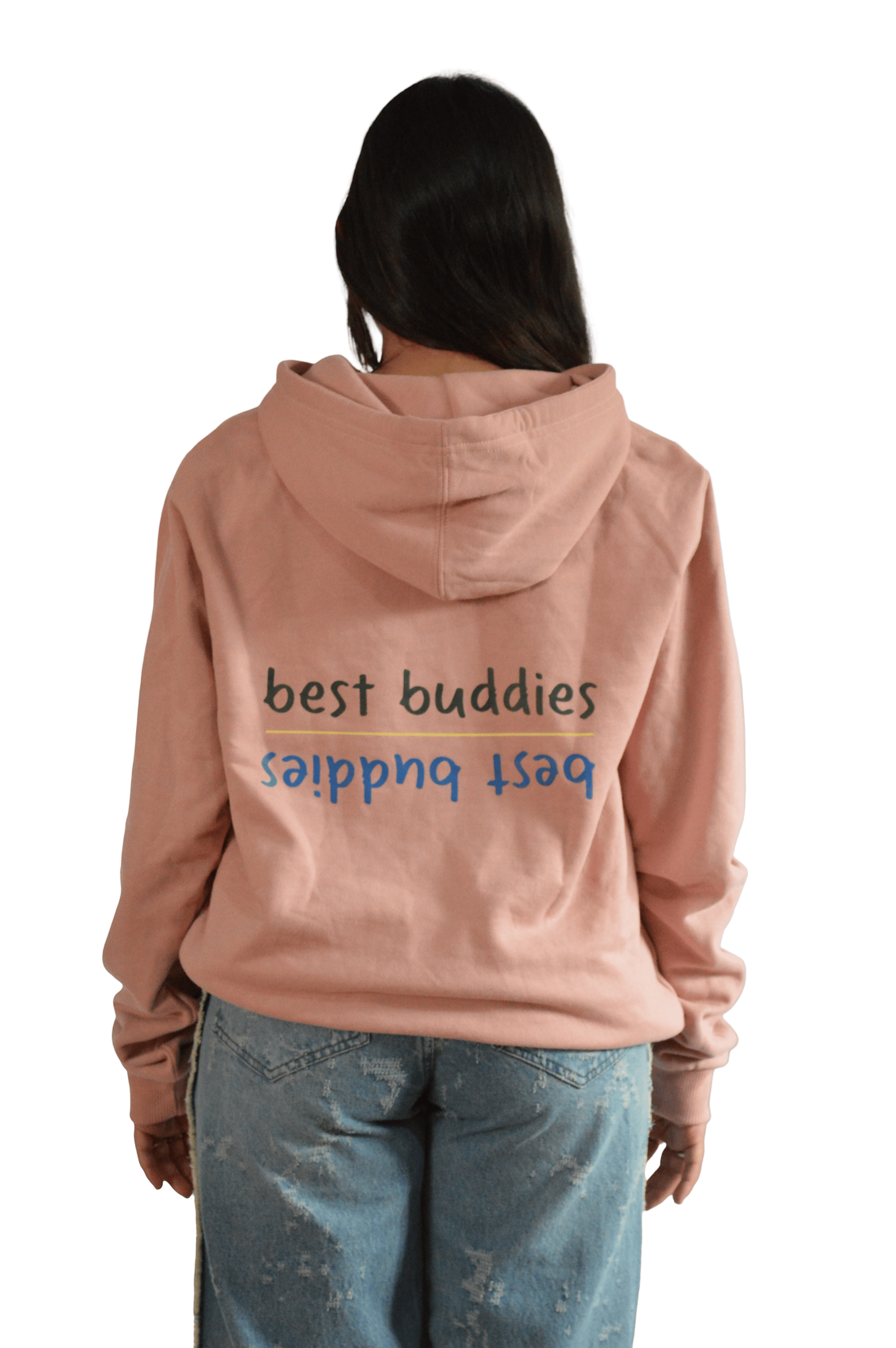 HOODIE BASICO ROSADO TALLA XL