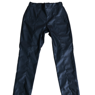 Pantalón Cuerina Negro