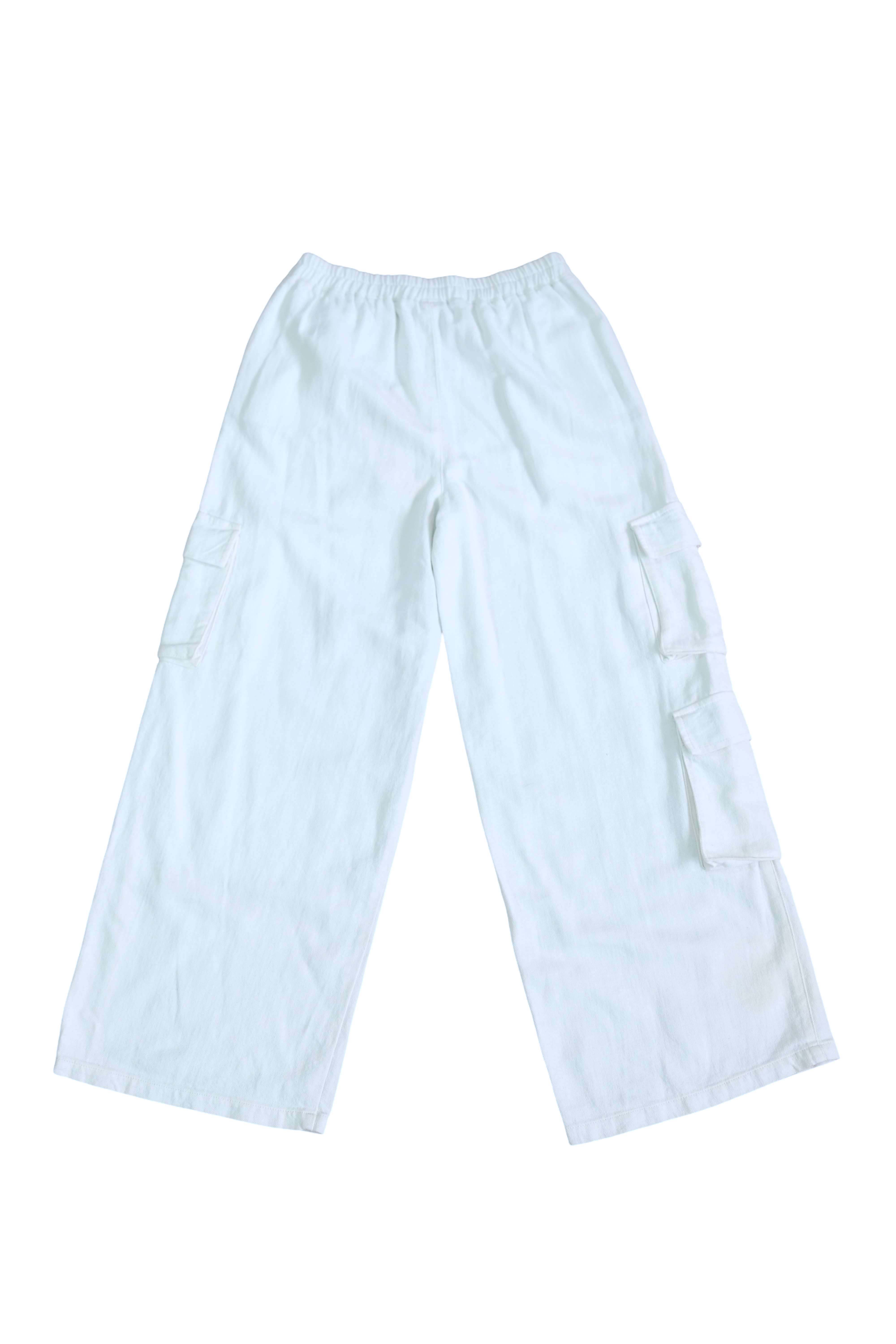 Pantalón Cargo Dril Blanco