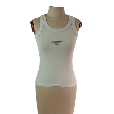 Tank Top Verde Ironicamente Guapa