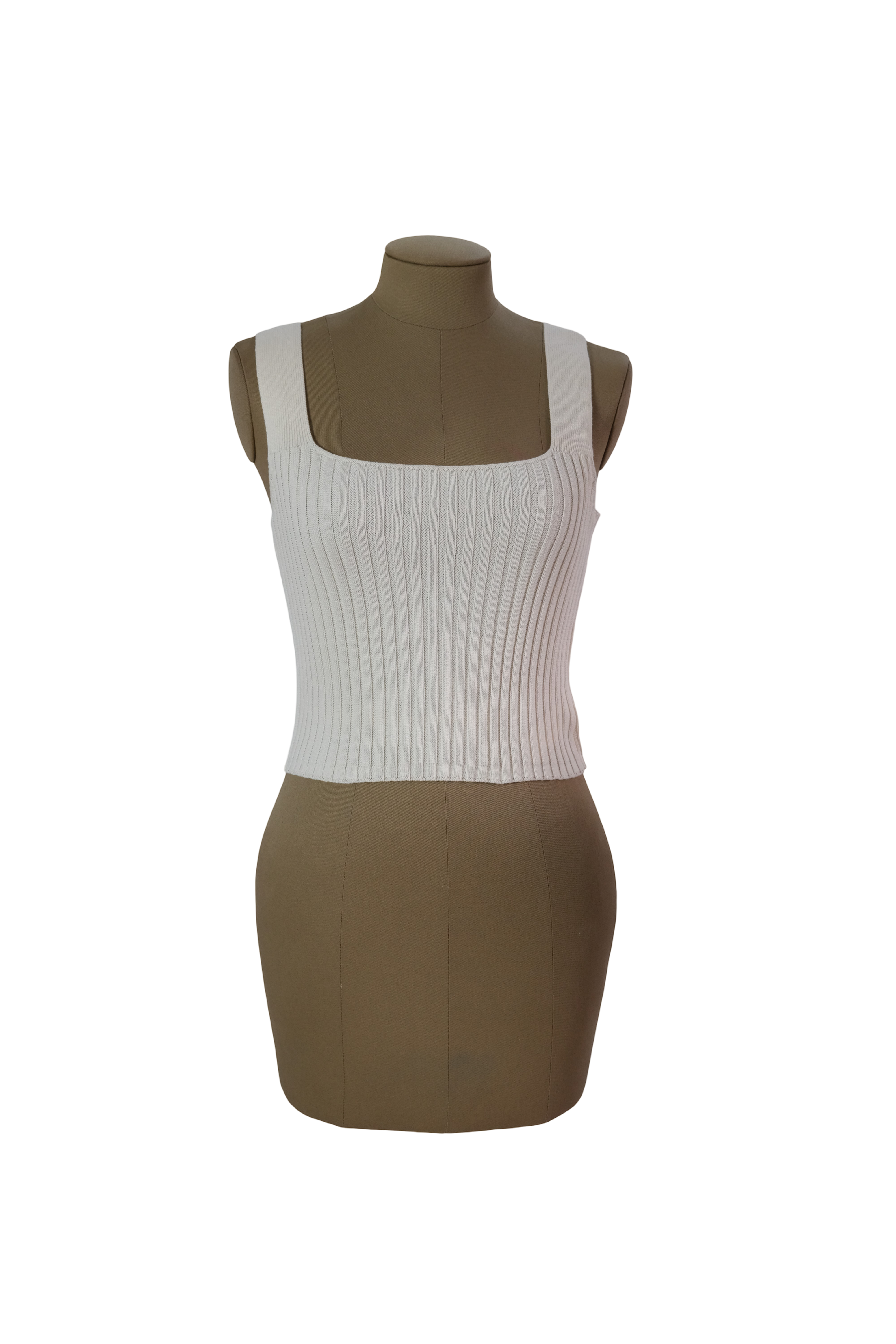 Crop Top Blanco Hueso